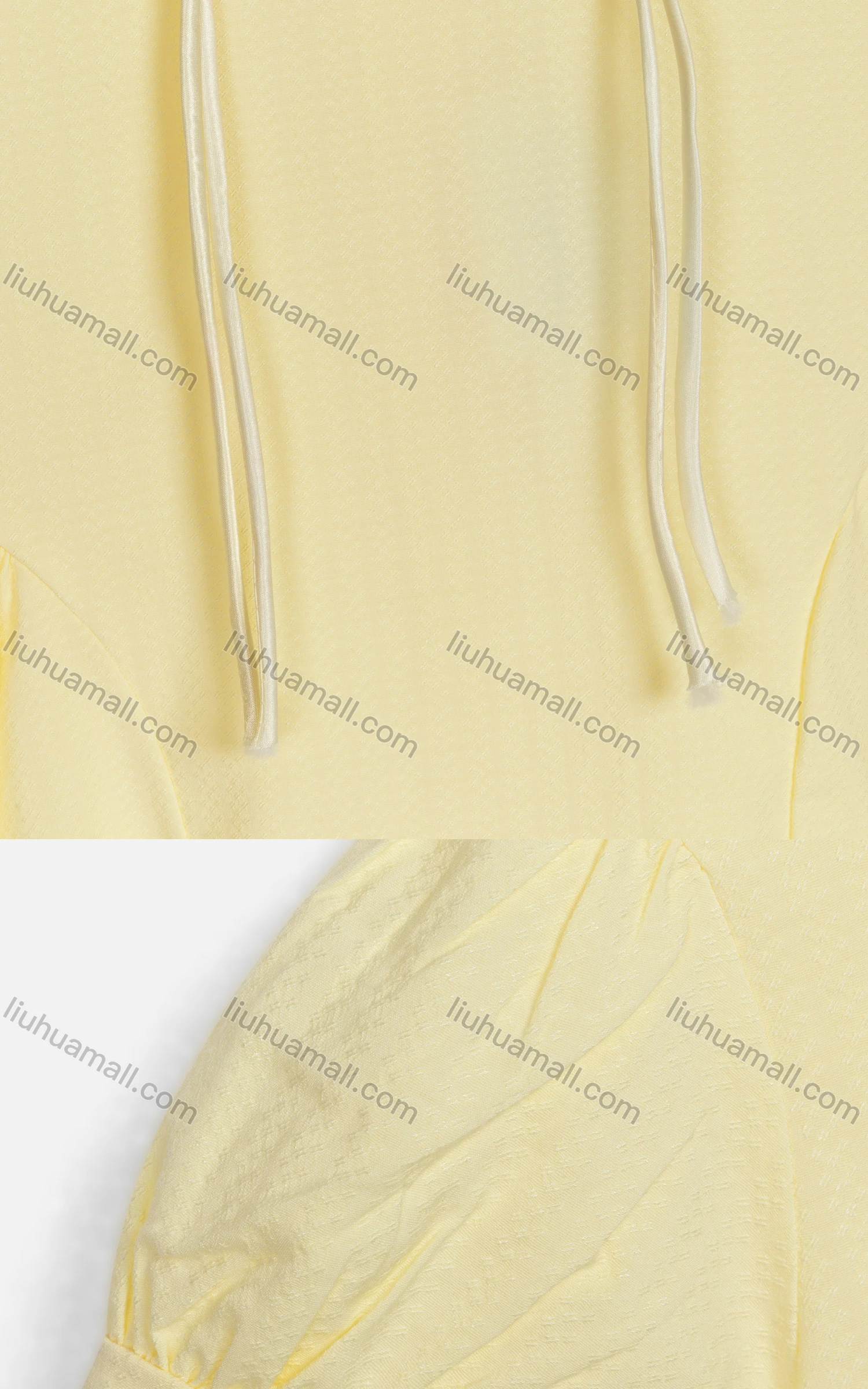 Wholesale Girls Cute Stand Collar Puff Sleeve Bow Knot Zipper Back Plain Short Dress 3507# - Liuhuamall