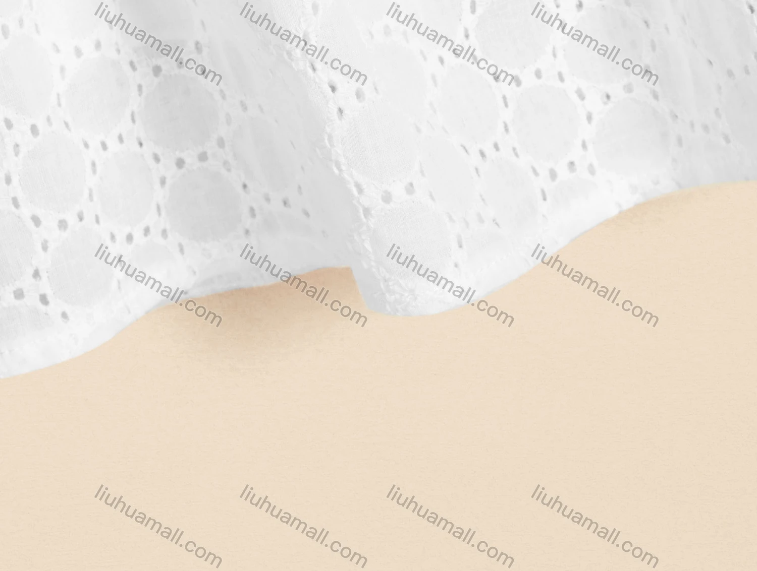 Wholesale Girls Cute Peter Pan Collar Puff Sleeve Button Front Mesh Short Dress 130# - Liuhuamall