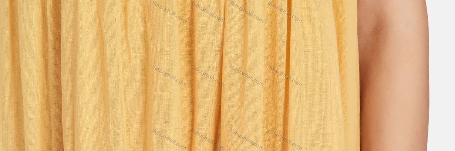 Wholesale Women's Casual Frill Neck Tiered Hem Midi Tank Dress 26252# - Liuhuamall