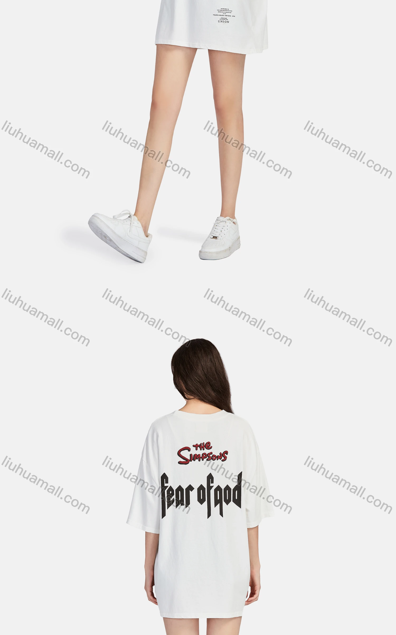 Wholesale Women's Hip Hop Crew Neck Short Sleeve Loose Fit Graphic Letter T-shirt - Liuhuamall