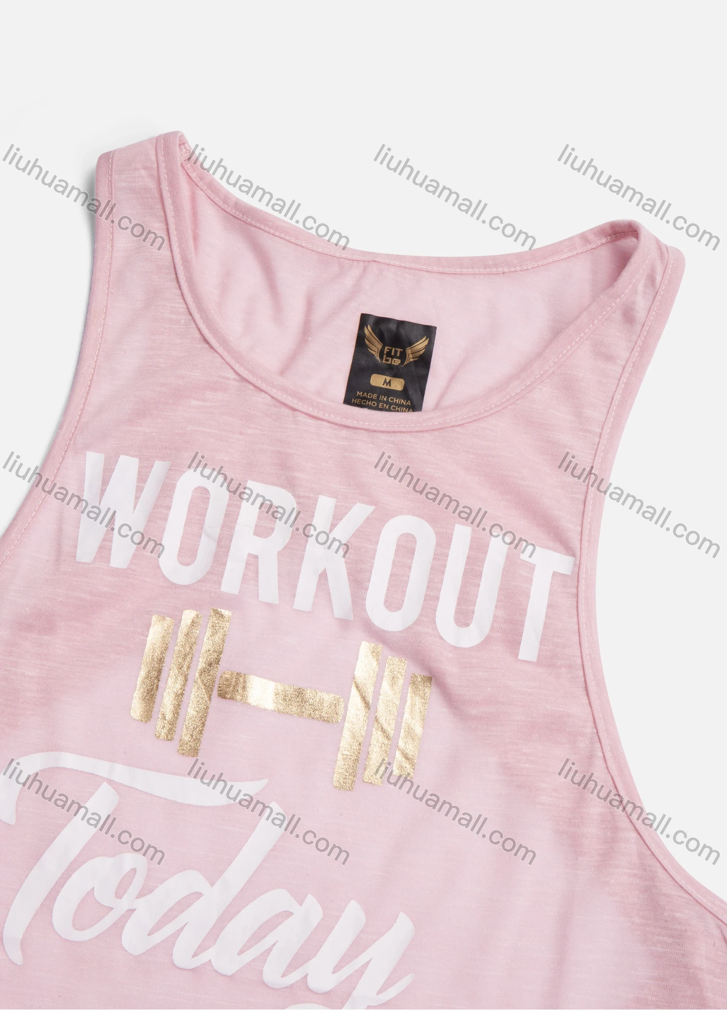 Wholesale Women's Round Neck Slogan Sleeveless Cutout Casual Tank Top - Liuhuamall