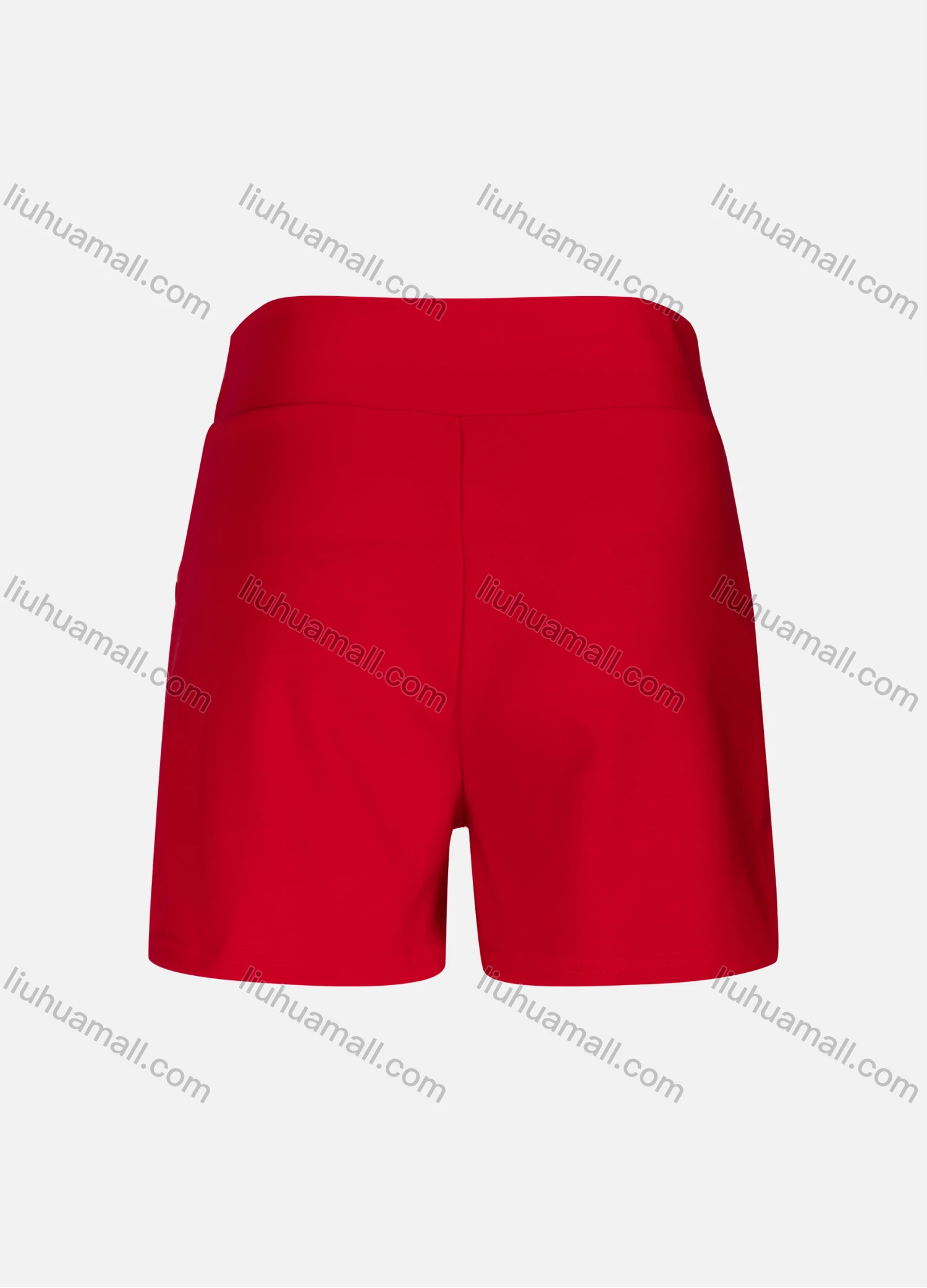 Wholesale Women's Casual Plain High Waist Shorts With Belt 2954# - Liuhuamall