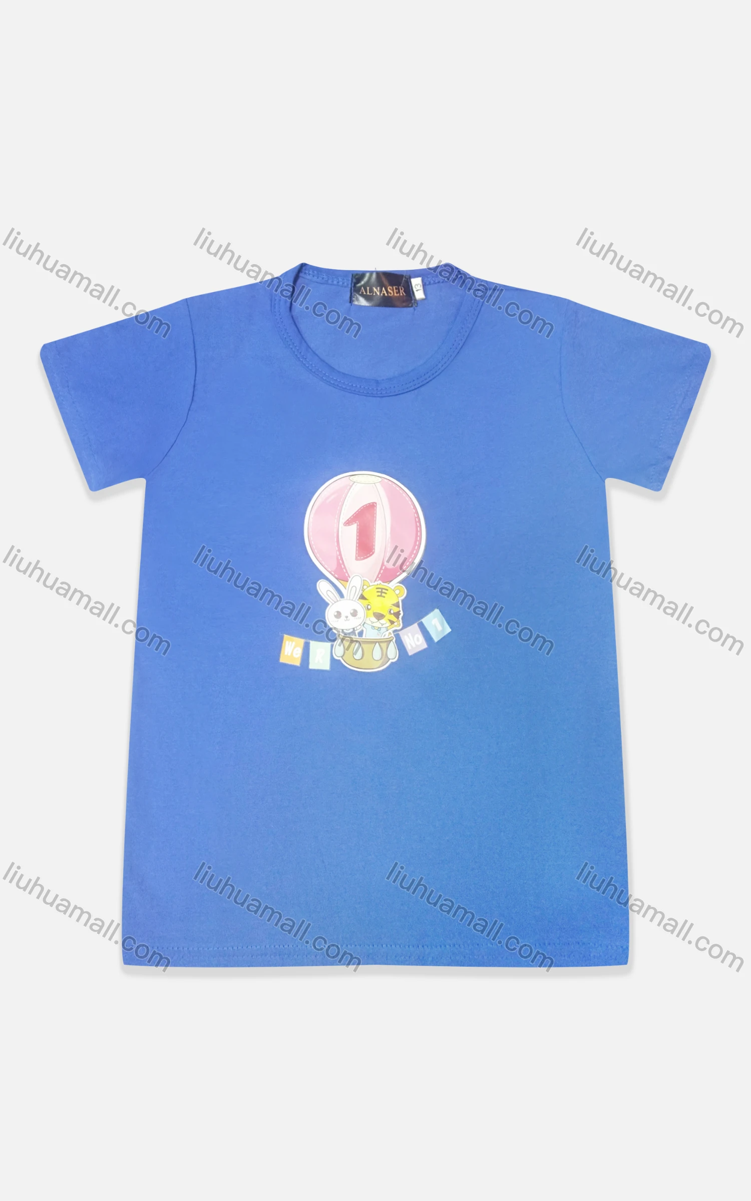 Wholesale Kids' Cute Crew Neck Short Sleeve Cartoon Graphic T-shirt - Liuhuamall