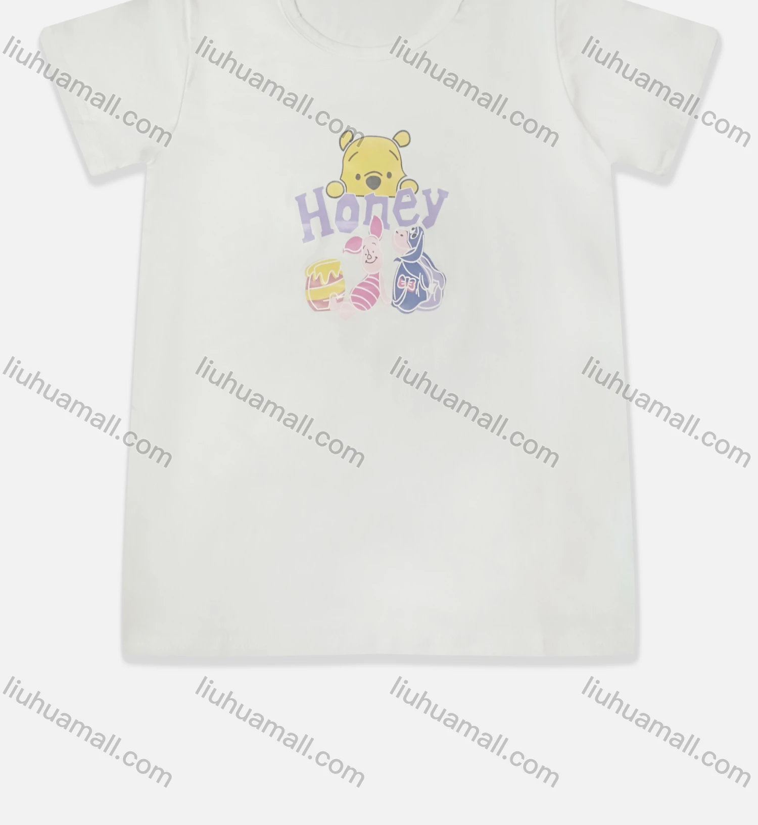 Wholesale Kids' Cute Crew Neck Short Sleeve Cartoon Graphic T-shirt - Liuhuamall