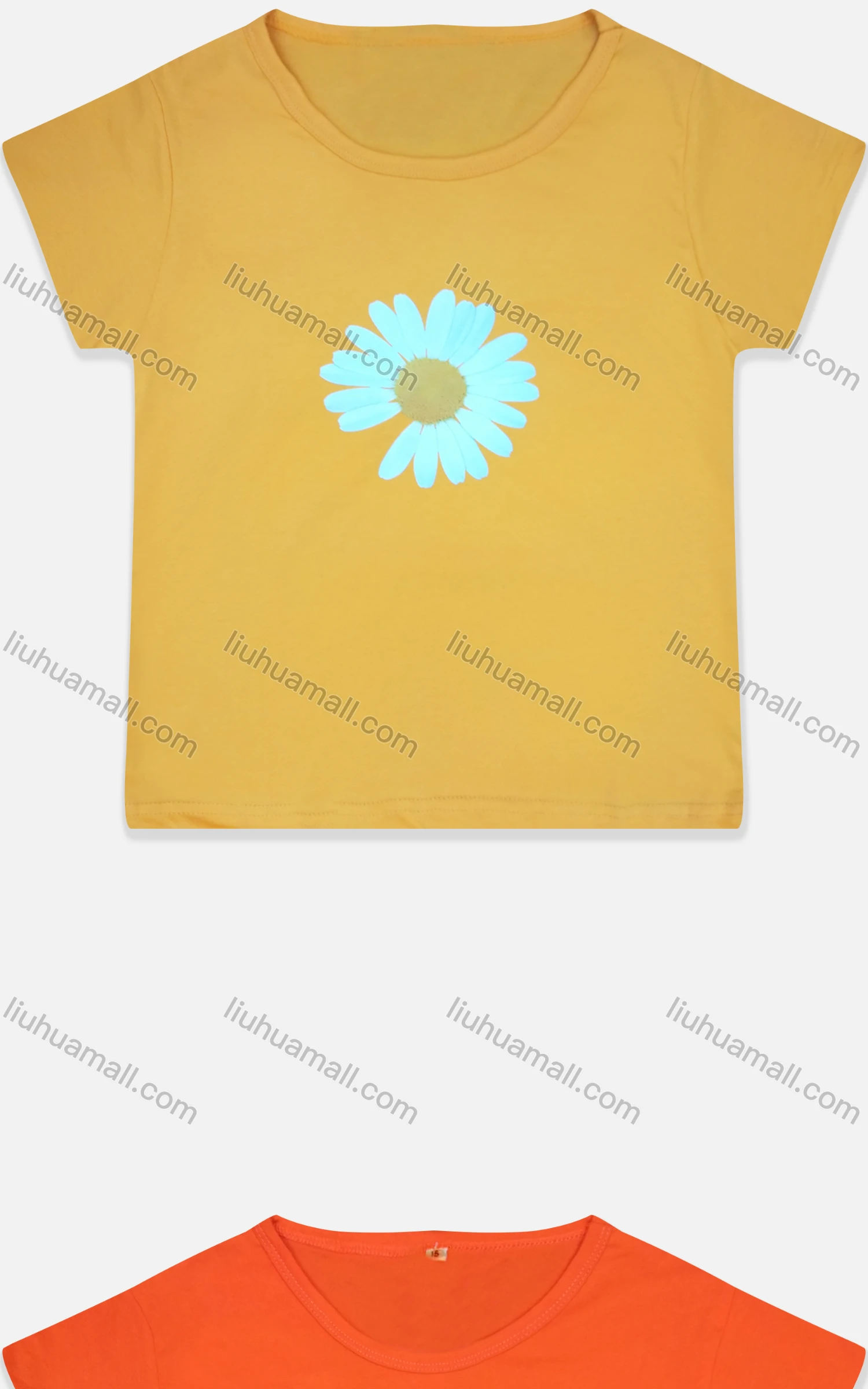 Wholesale Kids' Cute Crew Neck Short Sleeve Cartoon Graphic T-shirt - Liuhuamall