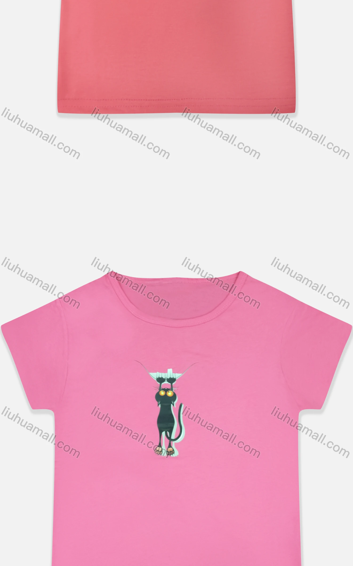 Wholesale Kids' Cute Crew Neck Short Sleeve Cartoon Graphic T-shirt - Liuhuamall