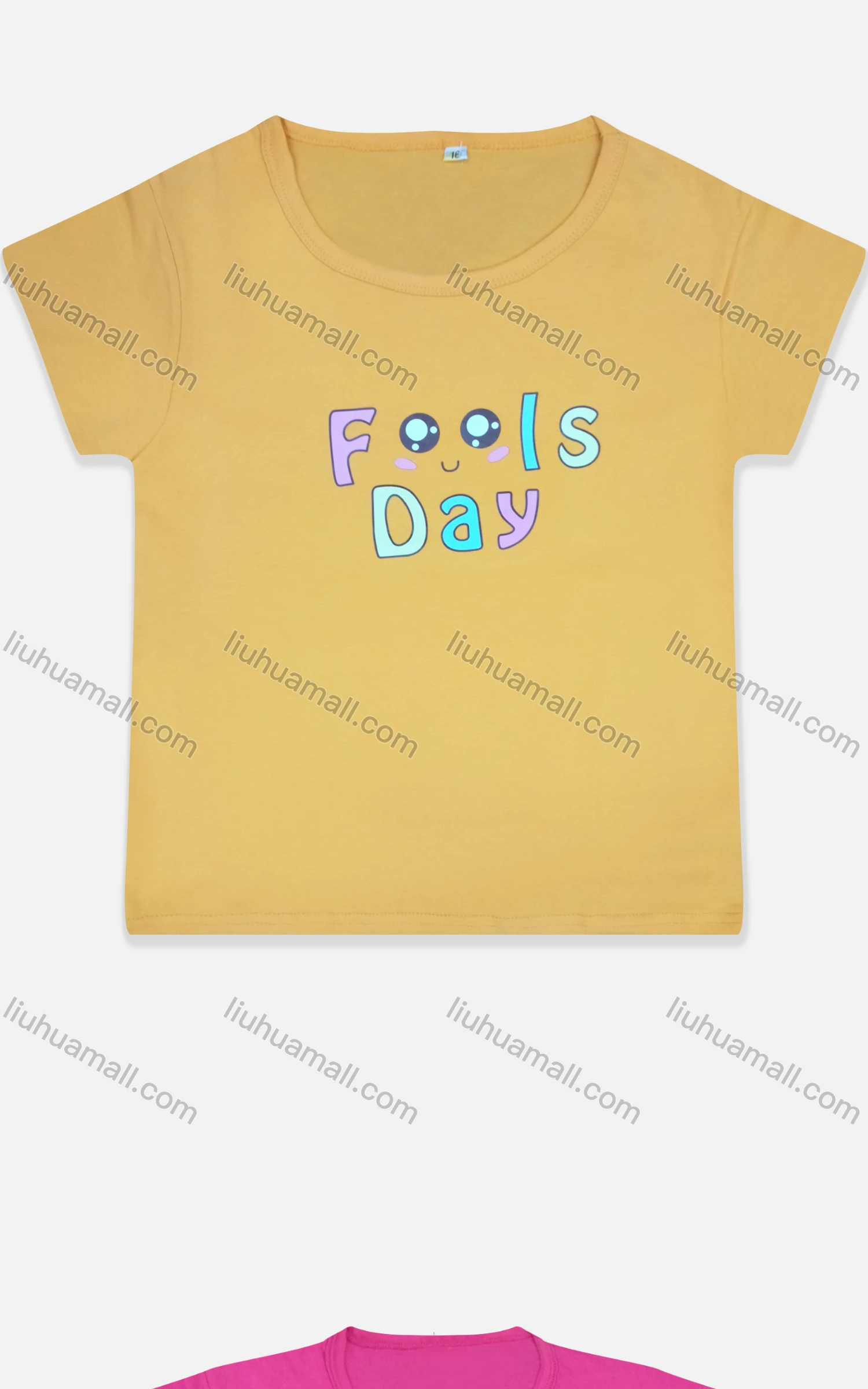 Wholesale Kids' Cute Crew Neck Short Sleeve Cartoon Graphic T-shirt - Liuhuamall