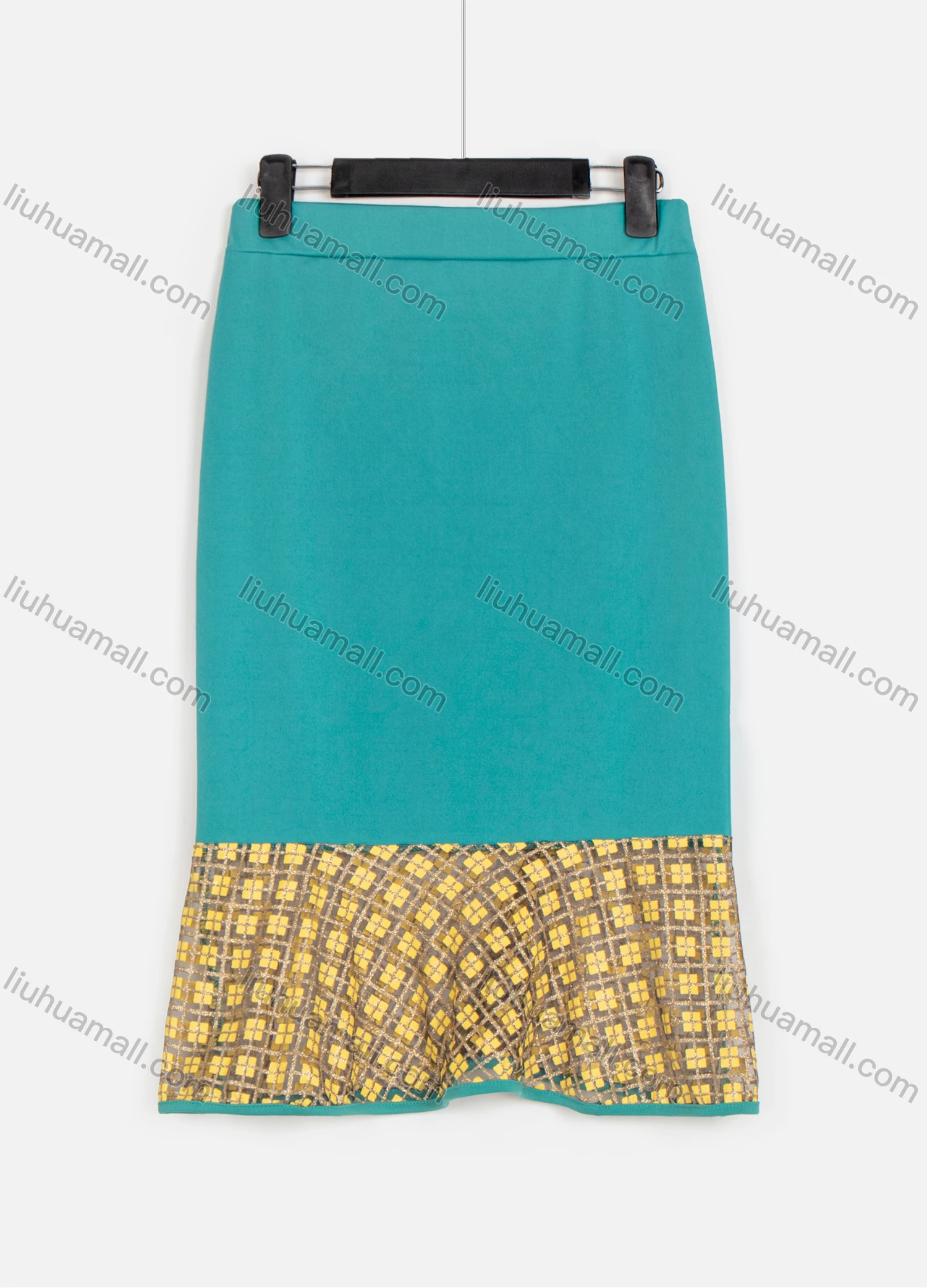 Wholesale Women's Elegant Short Sleeve Blouse With Mermaid Hem Skirt 2 Piece Set - Liuhuamall