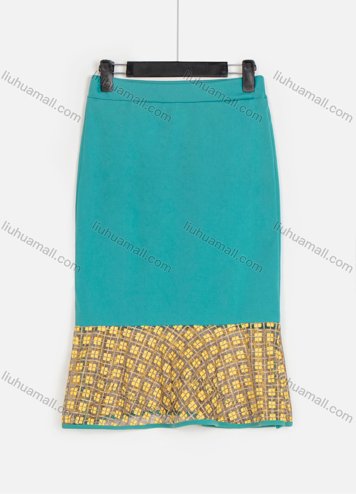 Wholesale Women's Elegant Short Sleeve Blouse With Mermaid Hem Skirt 2 Piece Set - Liuhuamall