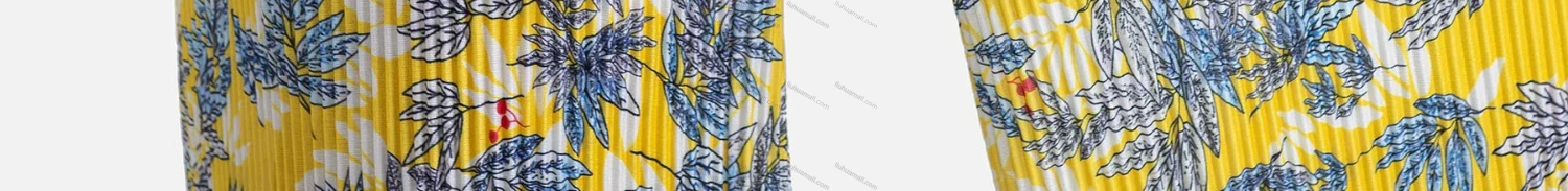 Wholesale Women's Casual Loose Fit Ruched High Waist Floral Extra-long legs Pants - Liuhuamall
