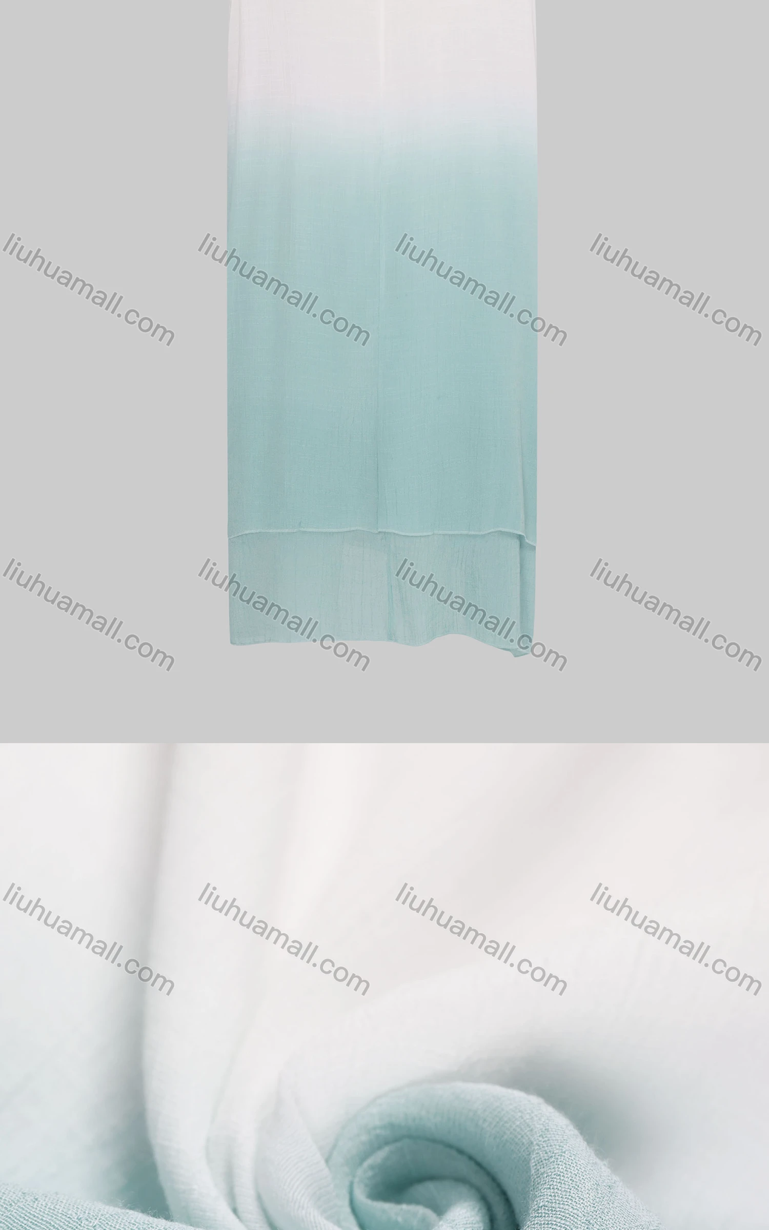 Wholesale Women's Casual Ombre Notched Neck Tiered Tank Dress 959V# - Liuhuamall