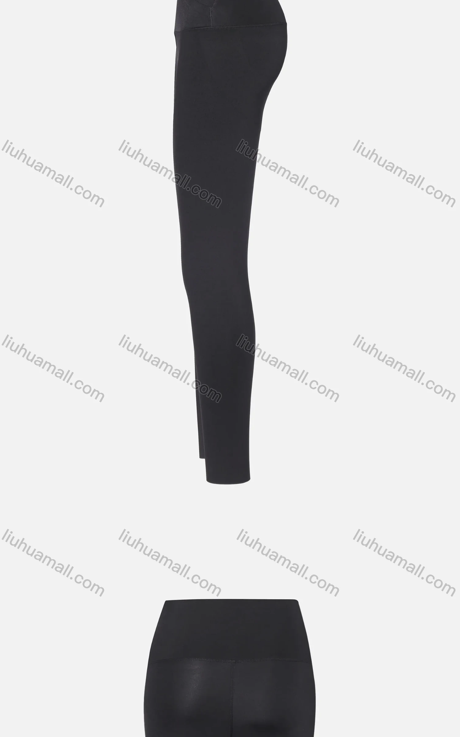 Wholesale Women's Athletic Plain High Waist Ankle Length Butt Lifting Seam Yoga Leggings - Liuhuamall