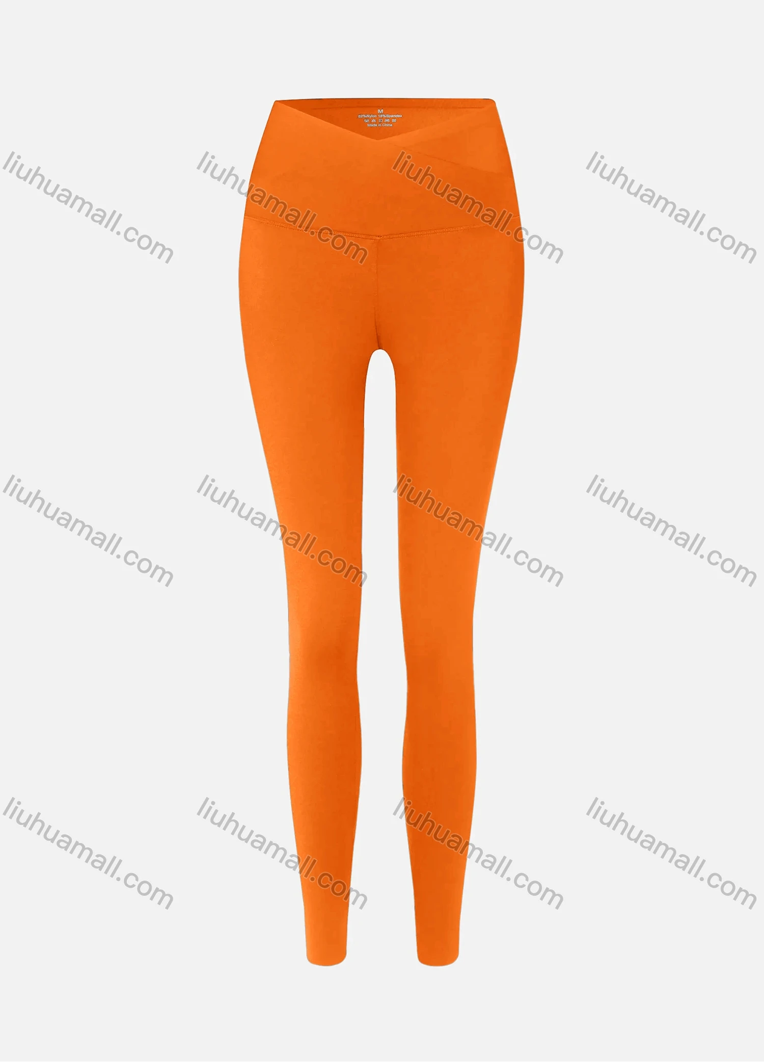 Wholesale Women's Athletic Plain High Waist Ankle Length Butt Lifting Seam Yoga Leggings - Liuhuamall