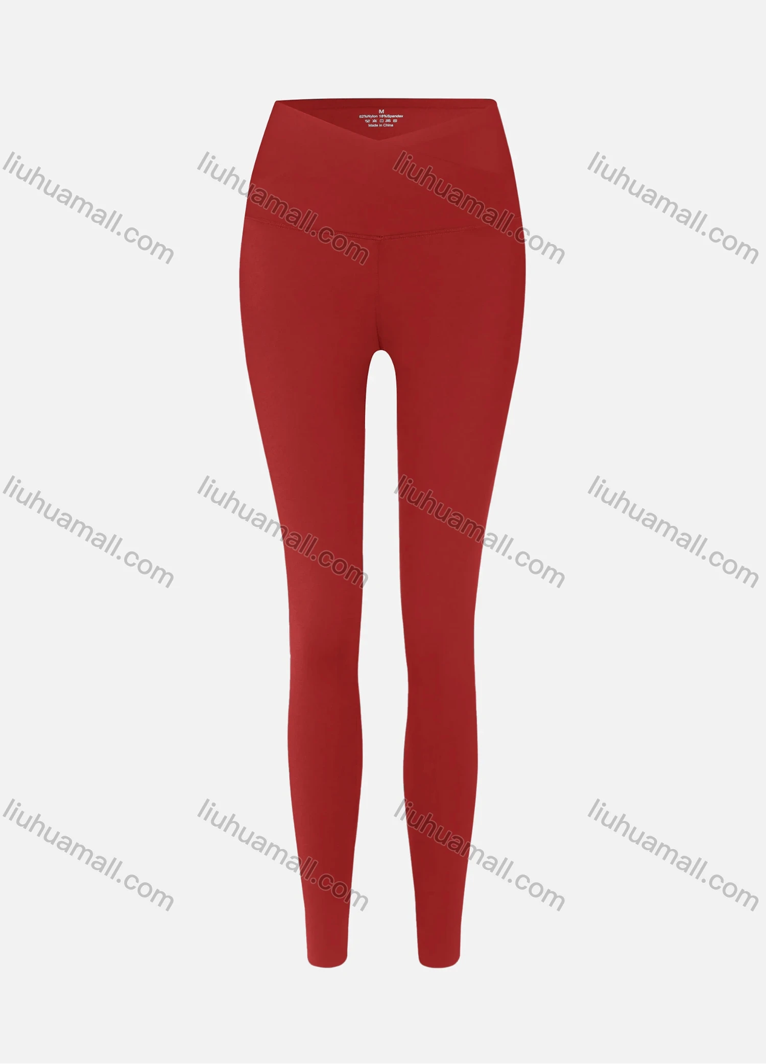 Wholesale Women's Athletic Plain High Waist Ankle Length Butt Lifting Seam Yoga Leggings - Liuhuamall