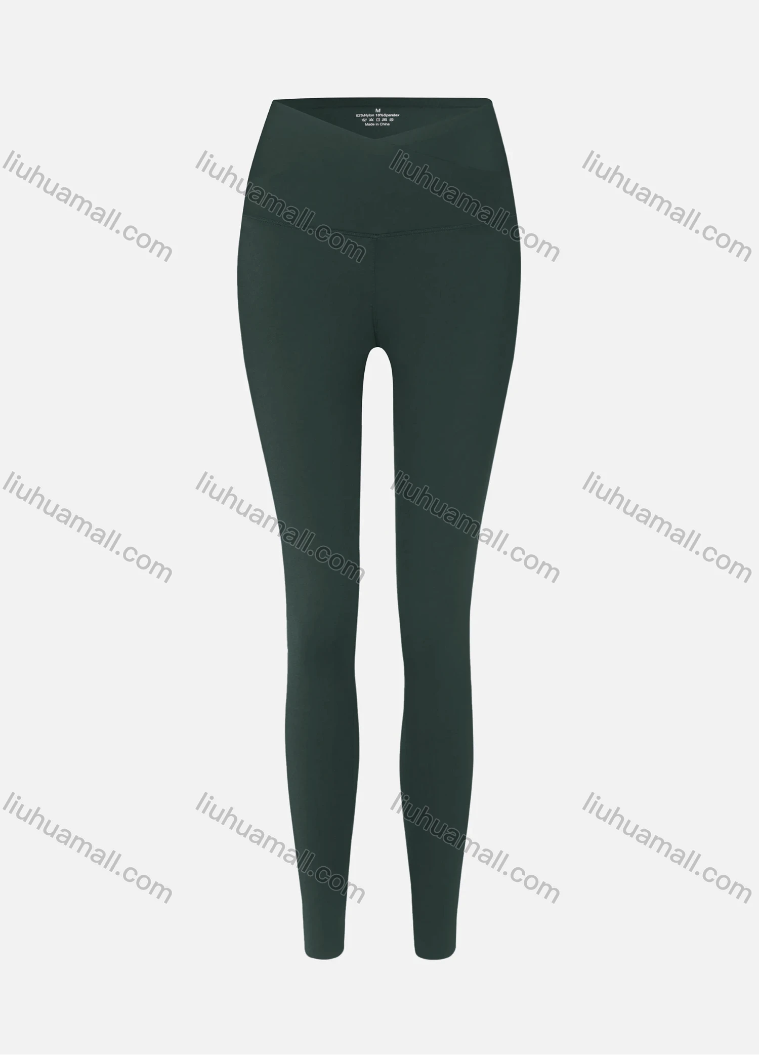 Wholesale Women's Athletic Plain High Waist Ankle Length Butt Lifting Seam Yoga Leggings - Liuhuamall