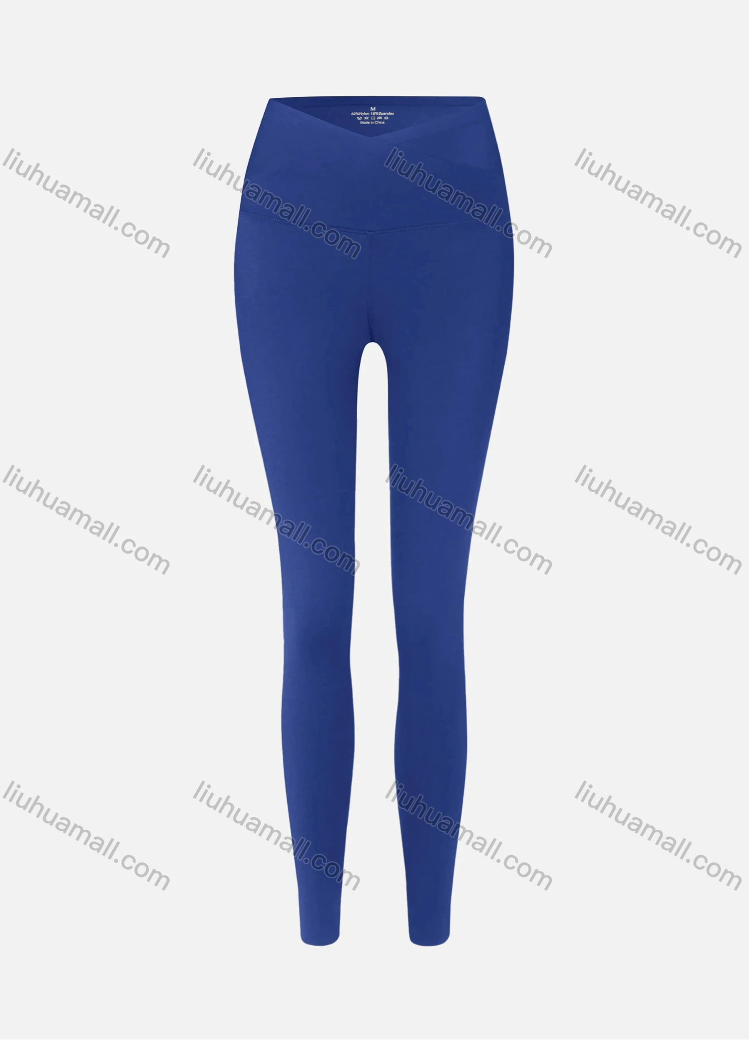 Wholesale Women's Athletic Plain High Waist Ankle Length Butt Lifting Seam Yoga Leggings - Liuhuamall