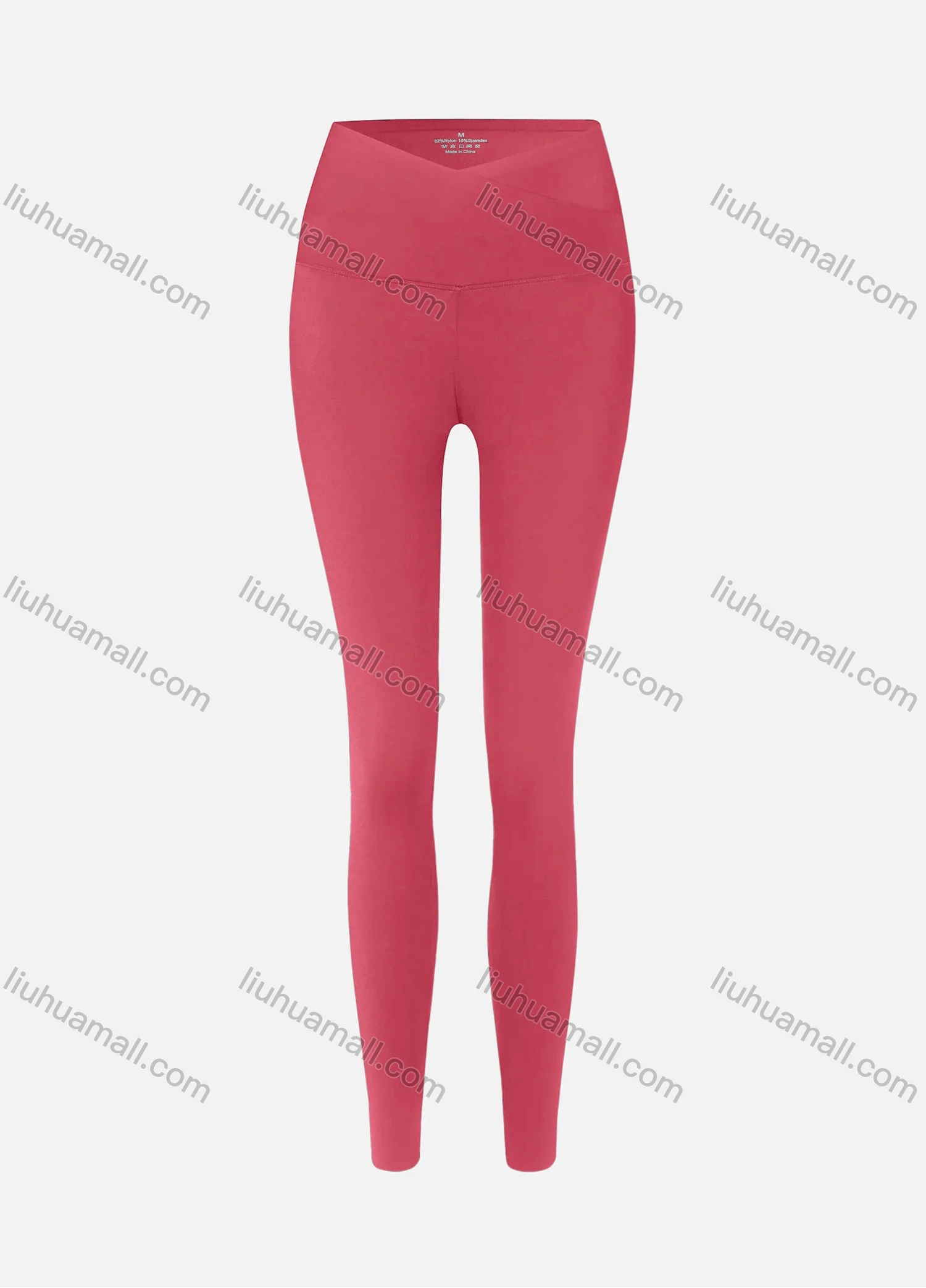 Wholesale Women's Athletic Plain High Waist Ankle Length Butt Lifting Seam Yoga Leggings - Liuhuamall