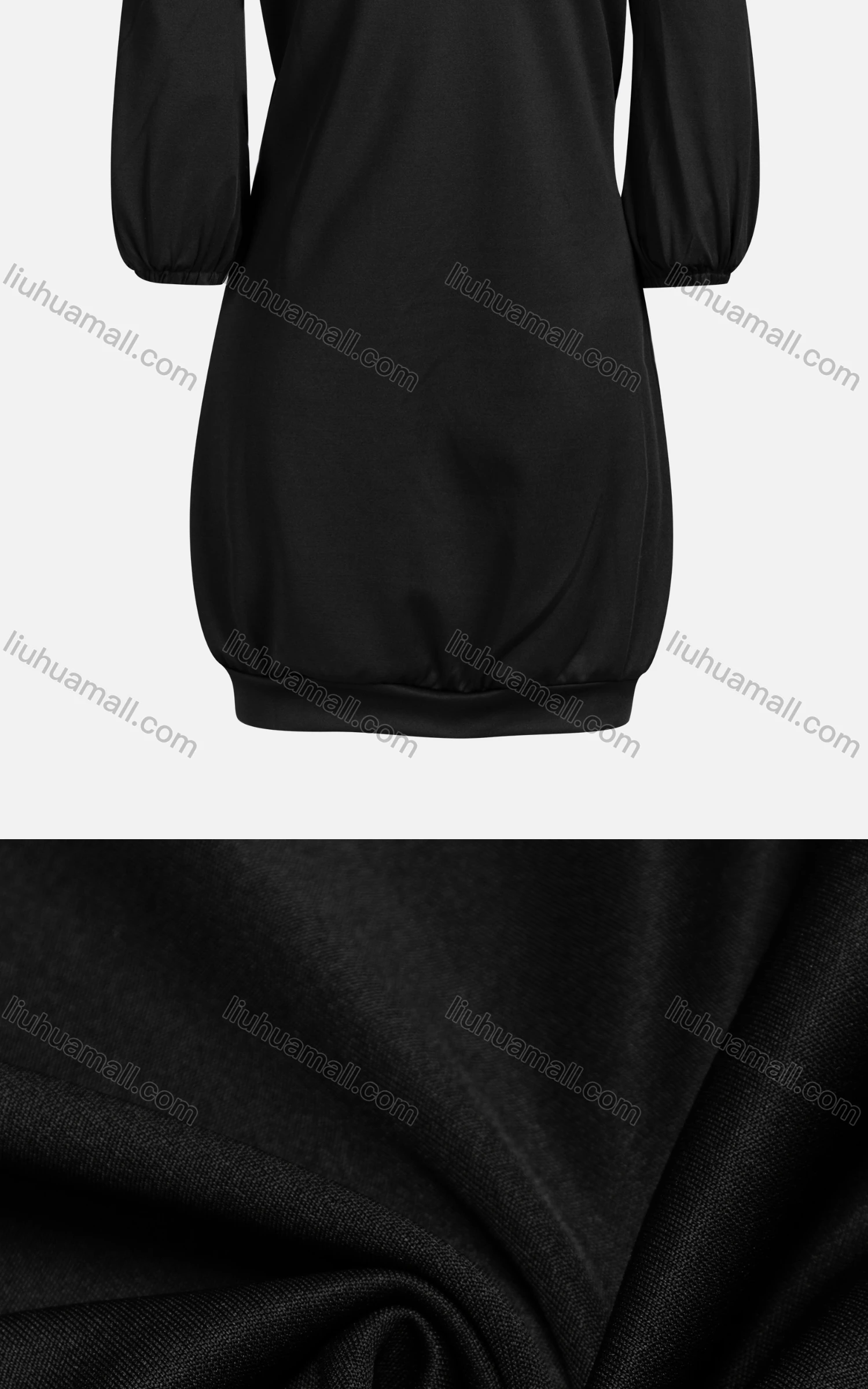 Wholesale Women's Casual V Neck Cold Shoulder Short Sleeve Plain Dress - Liuhuamall