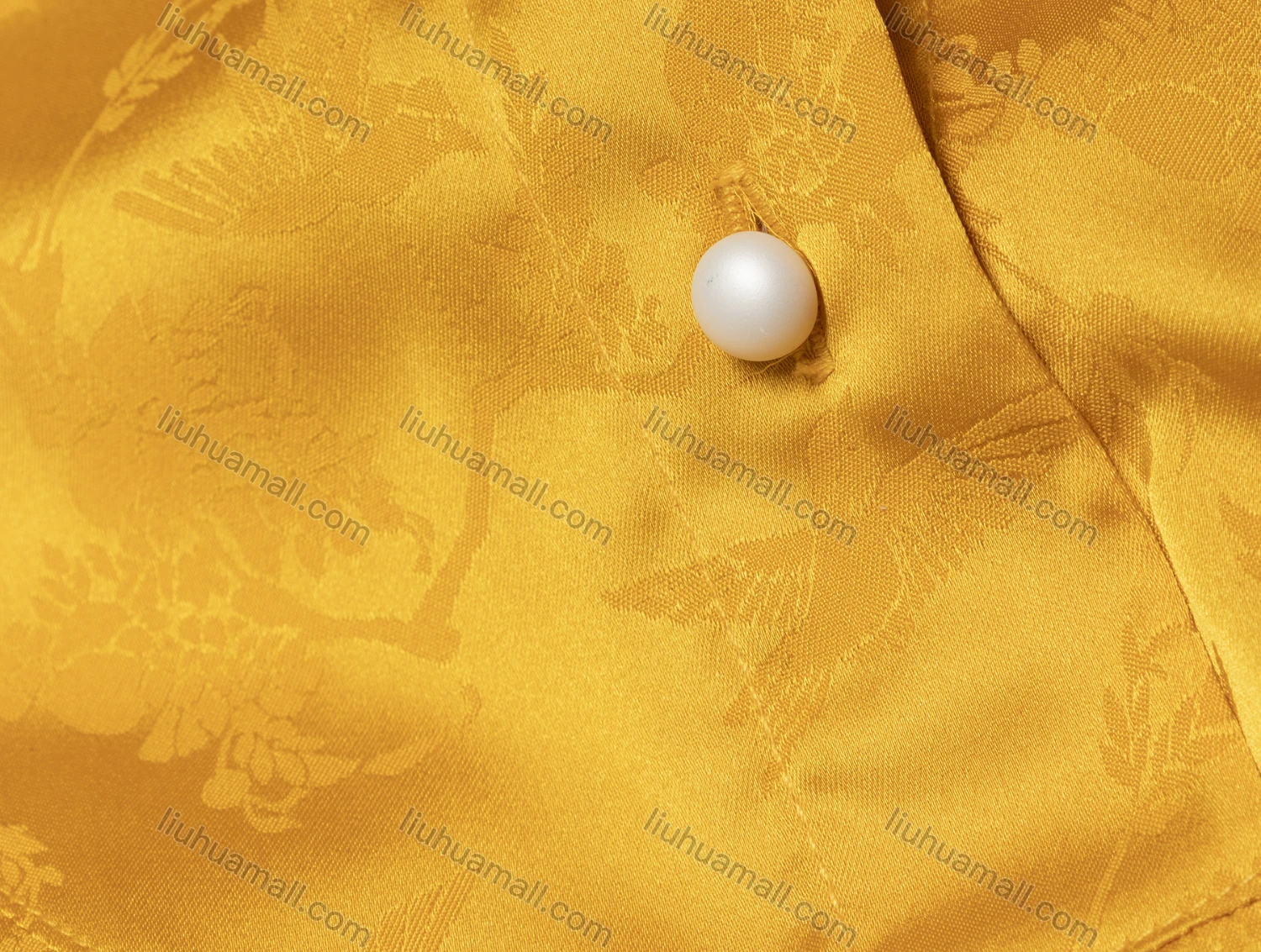 Wholesale Women's Casual Stand Collar Long Sleeve Button Down Jacquard Shirt - Liuhuamall