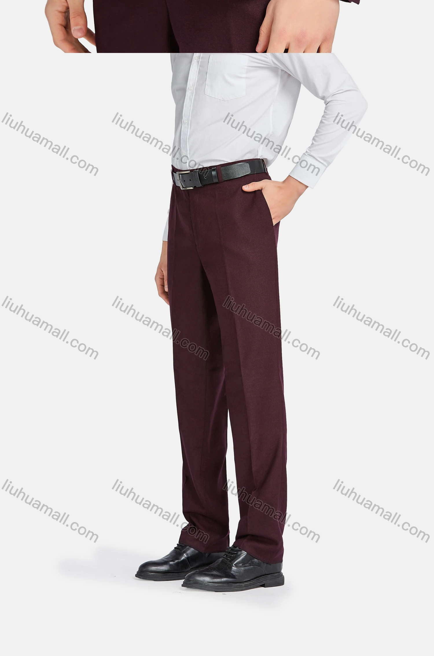 Wholesale Men's Formal Lapel Single Breasted Blazer & Waistcoat & Suit Pants 3-Piece Set 730-13# - Liuhuamall