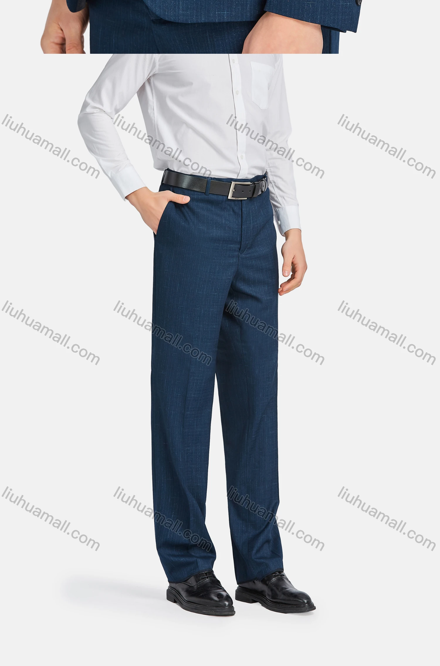 Wholesale Men's Formal Lapel One Button Blazer & Waistcoat & Suit Pants 3-Piece Set 31943-2# - Liuhuamall