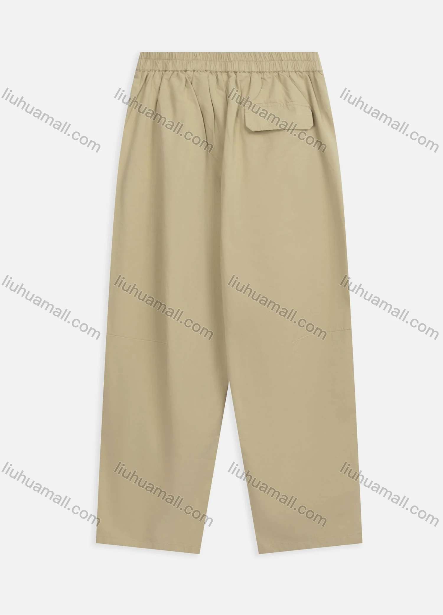 Wholesale Women's Casual Plain High Waist Wide Leg Ankle Length Pants 8036-2# - Liuhuamall