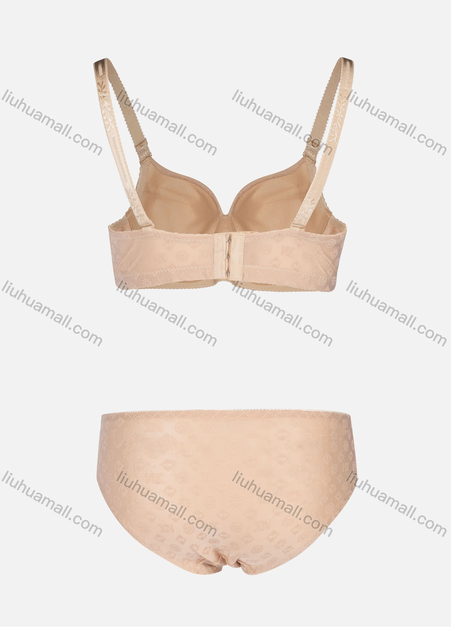 Wholesale Women's Allover Print Adjustable Straps Bra & Pantie 2 Piece Set 2213# - Liuhuamall