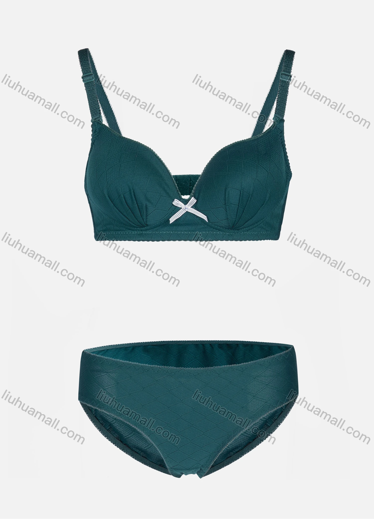 Wholesale Women's Plain Adjustable Straps Bra & Pantie 2 Piece Set 2212# - Liuhuamall