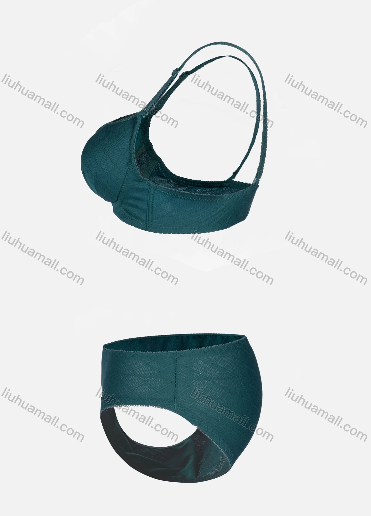 Wholesale Women's Plain Adjustable Straps Bra & Pantie 2 Piece Set 2212# - Liuhuamall