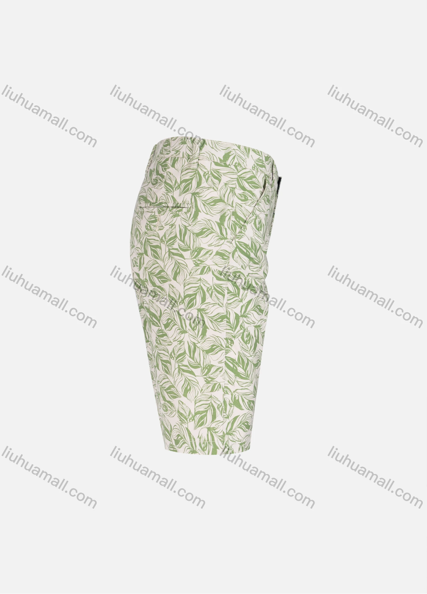 Wholesale Men's Casual Leaf Allover Print Straight Leg Shorts YXLGW-SHCT-22# - Liuhuamall