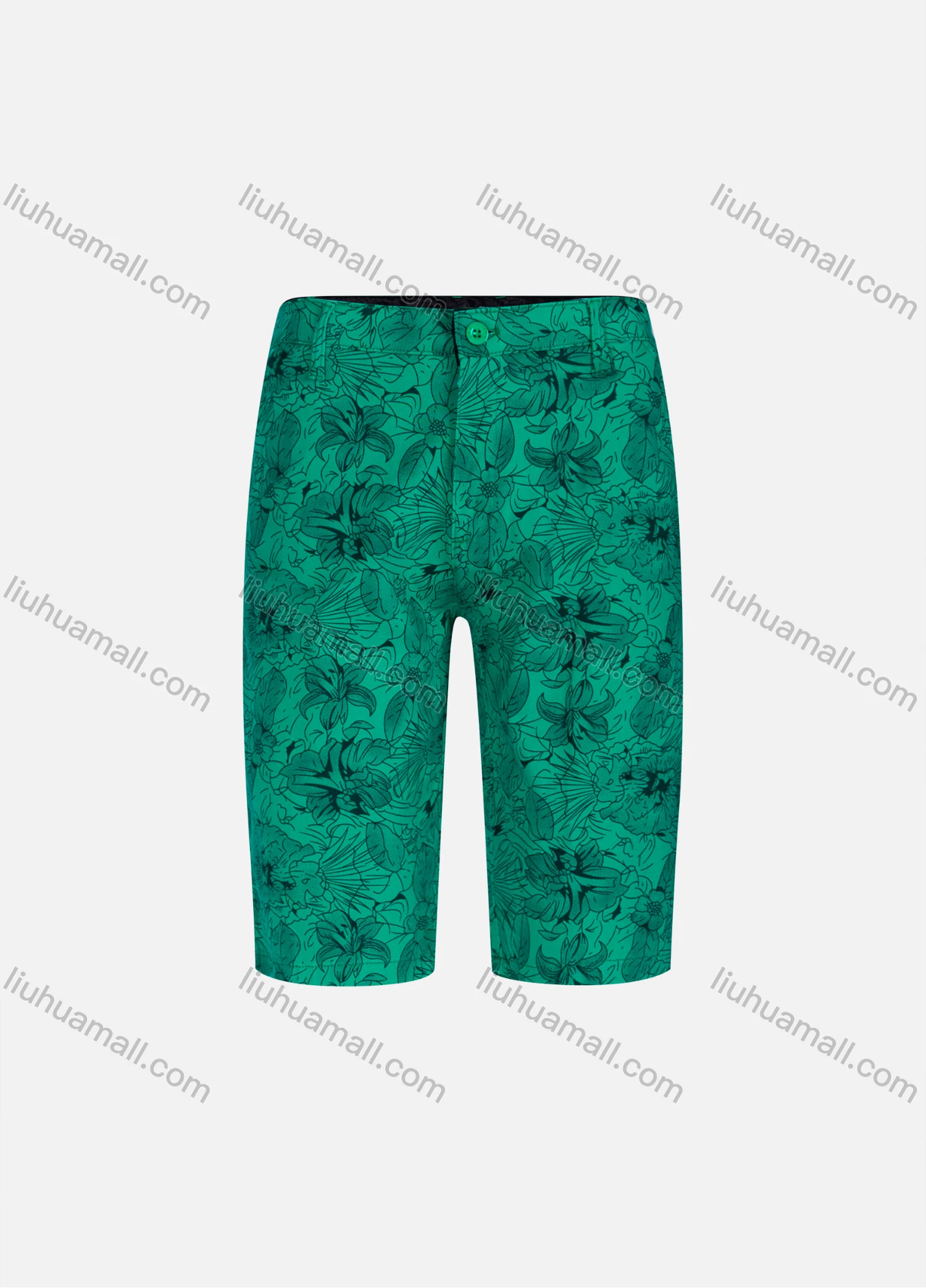 Wholesale Men's Casual Floral Allover Print Straight Leg Shorts YXLGW-SHCT-23# - Liuhuamall