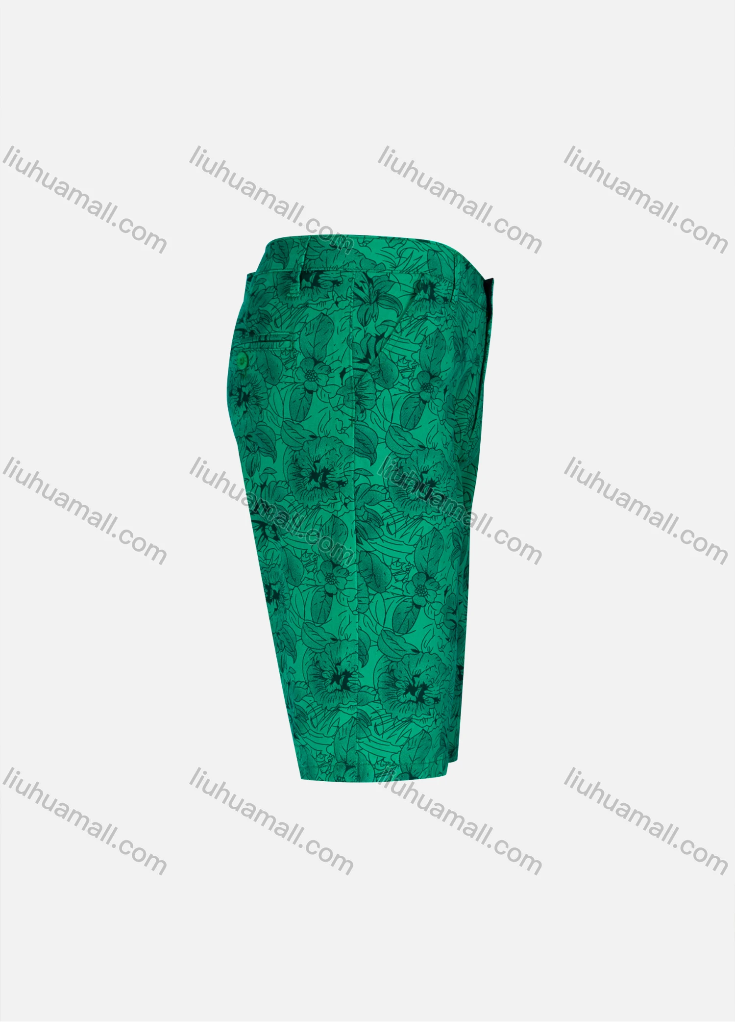 Wholesale Men's Casual Floral Allover Print Straight Leg Shorts YXLGW-SHCT-23# - Liuhuamall