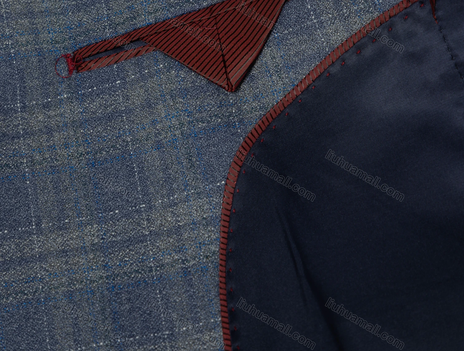 Wholesale Men's Formal Lapel Plaid One Button Blazer & Waistcoat & Pants 3-piece Suit Set - Liuhuamall
