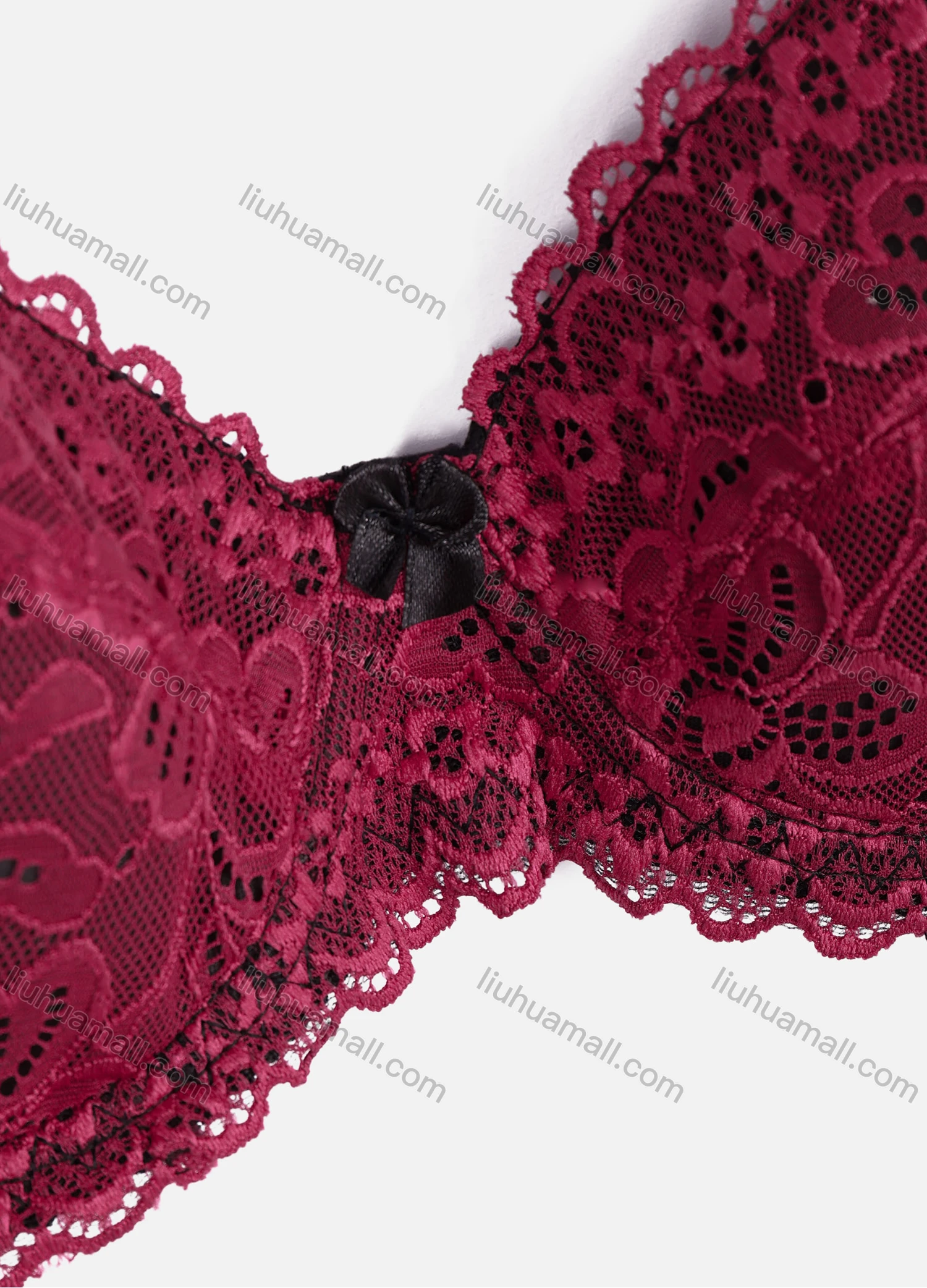 Wholesale Women's Sexy Lace Padded Plunge Push Up Bra & Briefs 2 Piece Underwear Set A3169# - Liuhuamall