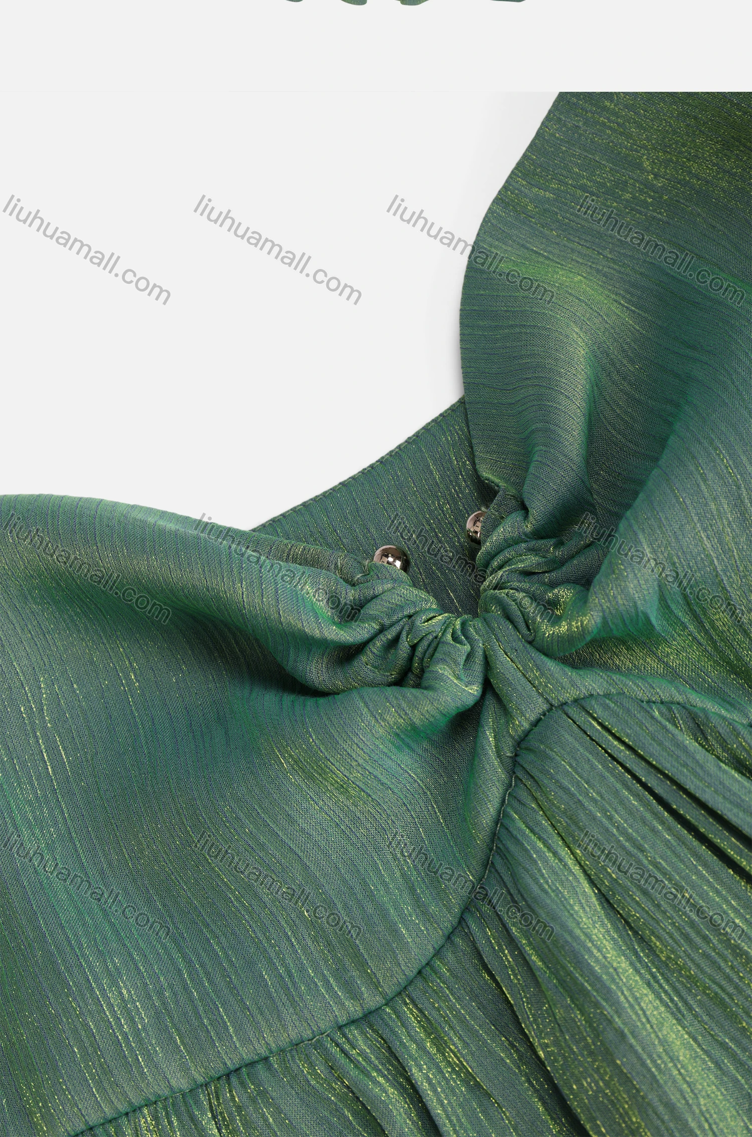 Wholesale Women's Sexy Plain Spaghetti Strap Pleated Maxi Cami Dress DJ02# - Liuhuamall