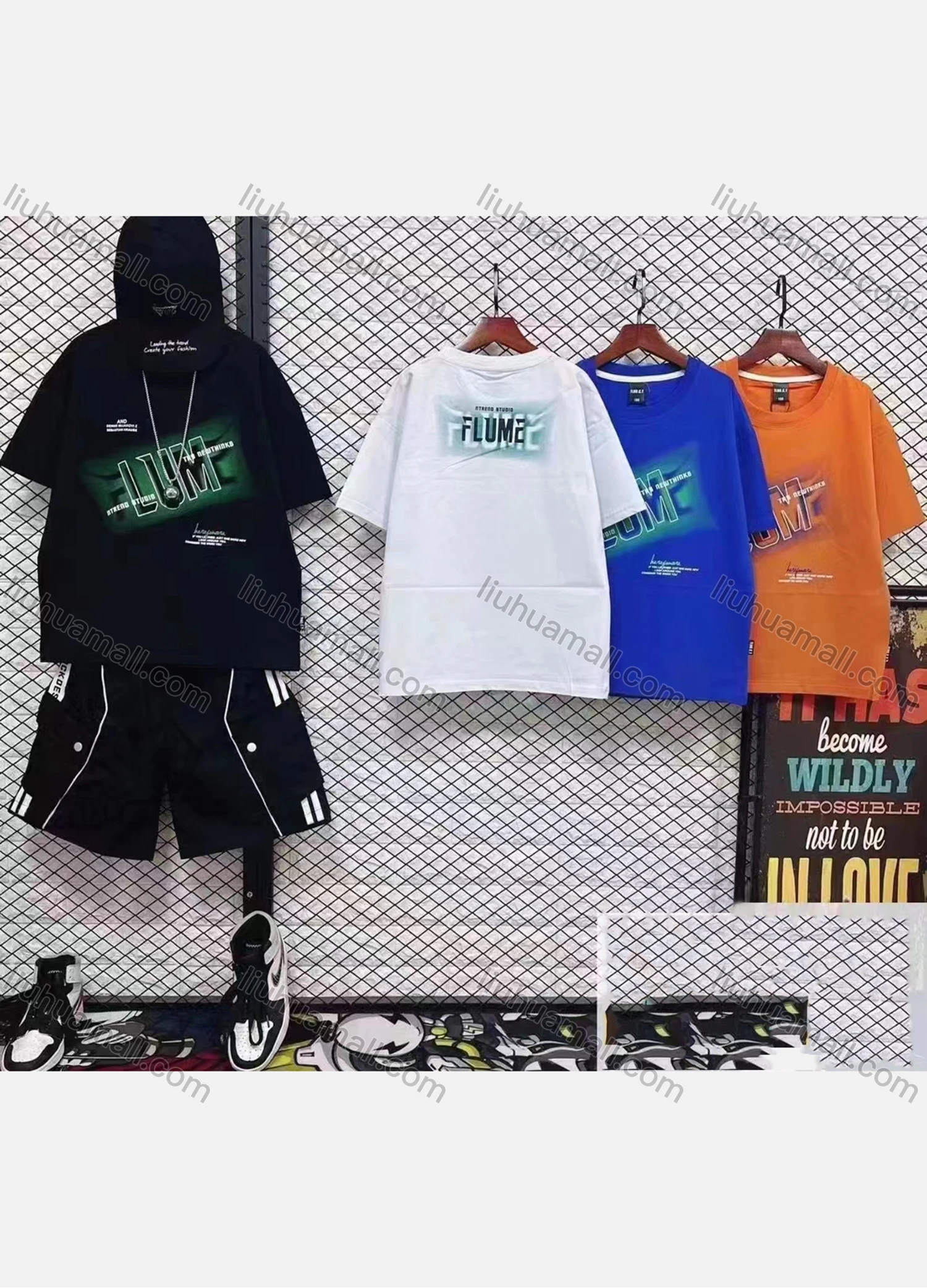 Wholesale Boy's Casual Letter Print 100% Cotton Round Neck Short Sleeve Tee - Liuhuamall