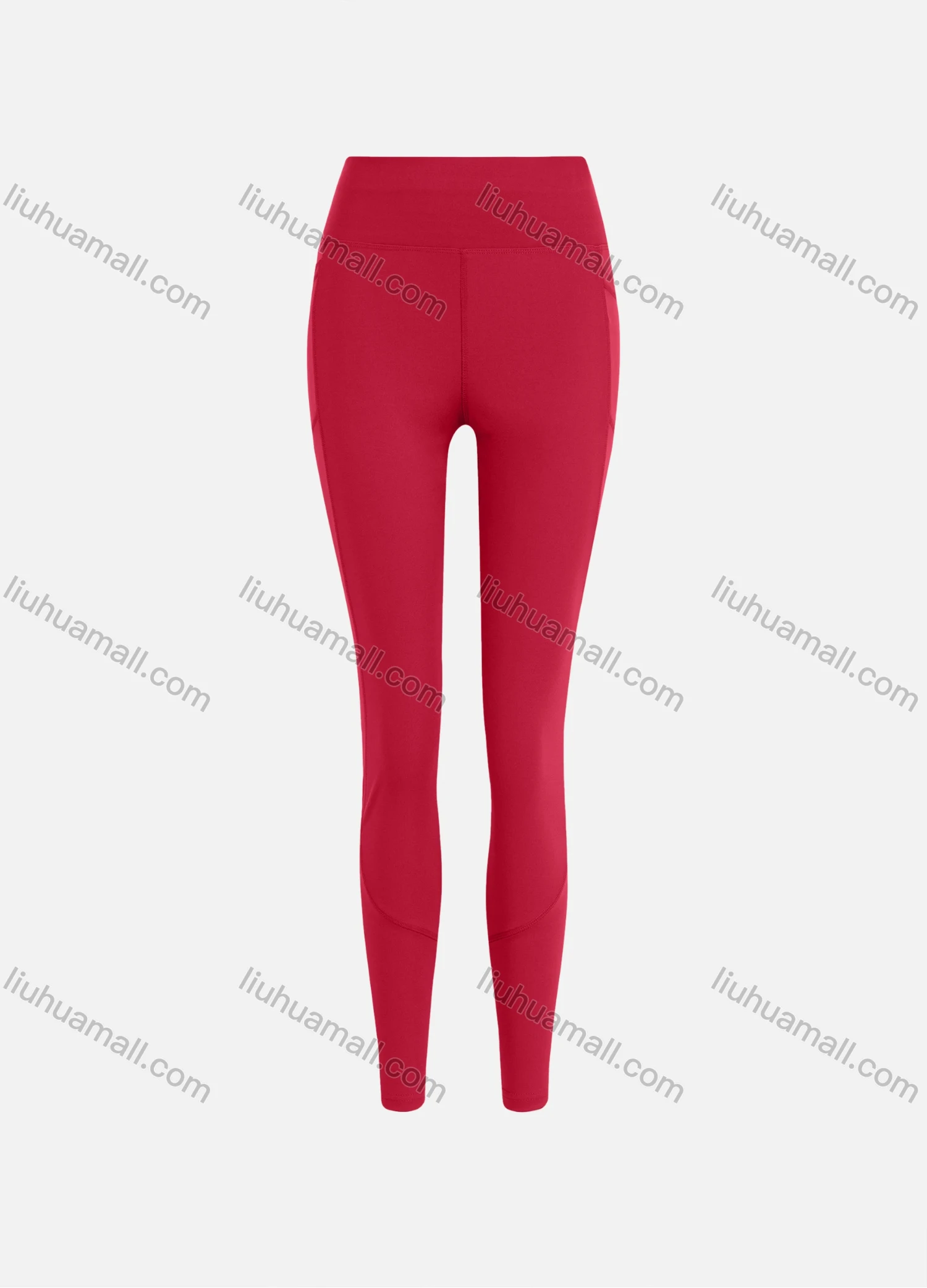 Wholesale Women's Sporty Athletic High Waist Plain Ankle Length Yoga Leggings 9988# - Liuhuamall