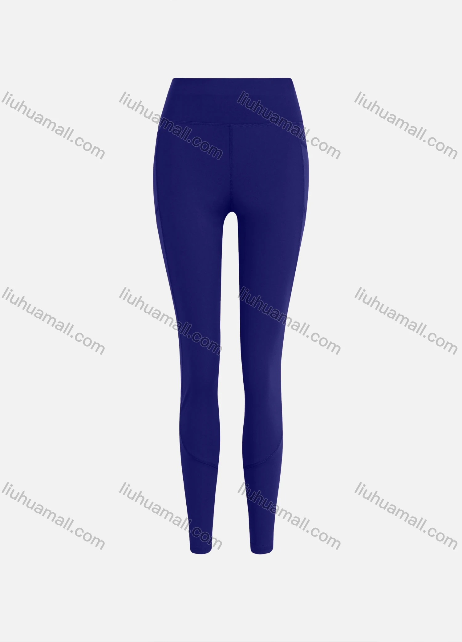 Wholesale Women's Sporty Athletic High Waist Plain Ankle Length Yoga Leggings 9988# - Liuhuamall