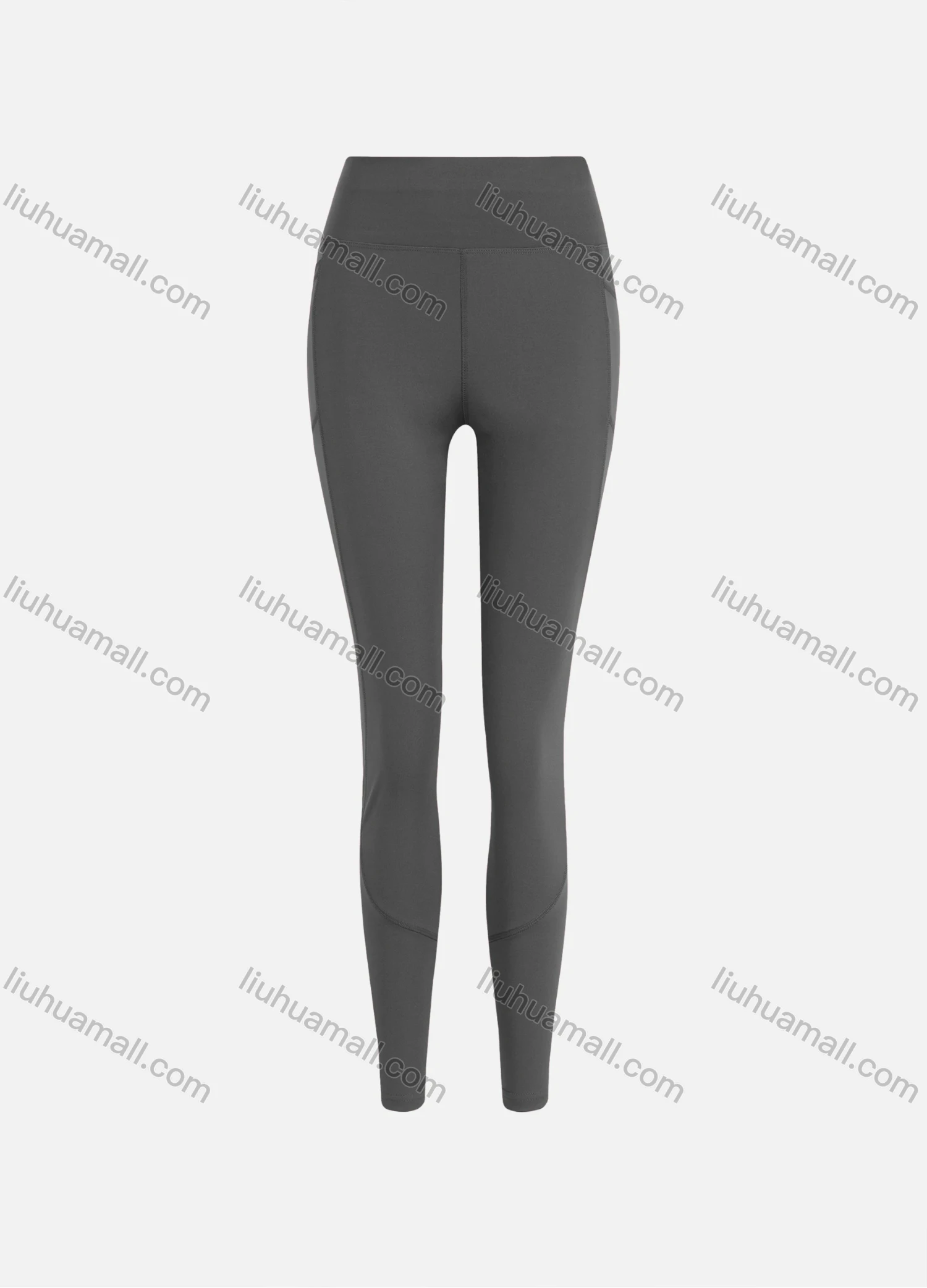 Wholesale Women's Sporty Athletic High Waist Plain Ankle Length Yoga Leggings 9988# - Liuhuamall