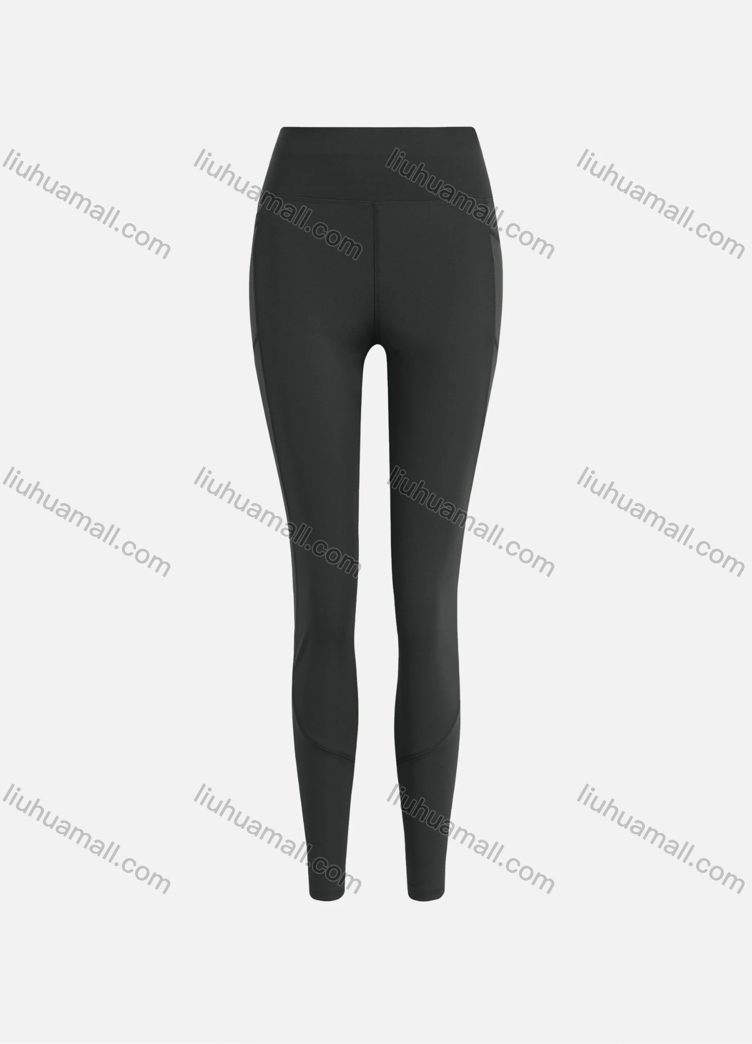Wholesale Women's Sporty Athletic High Waist Plain Ankle Length Yoga Leggings 9988# - Liuhuamall