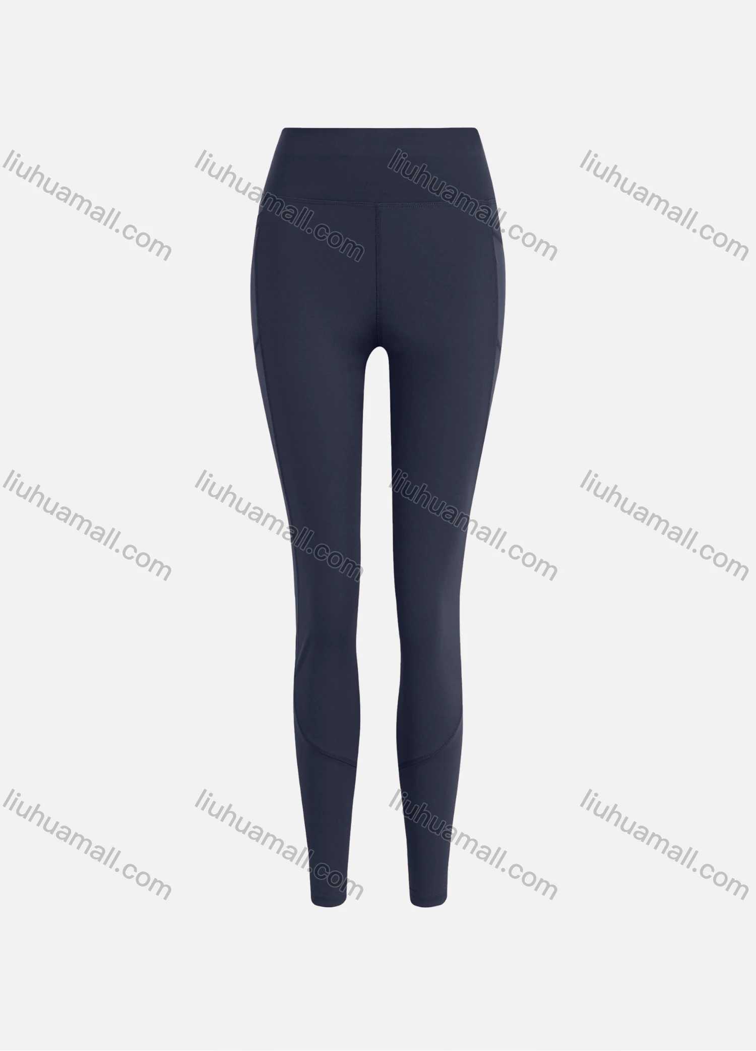 Wholesale Women's Sporty Athletic High Waist Plain Ankle Length Yoga Leggings 9988# - Liuhuamall