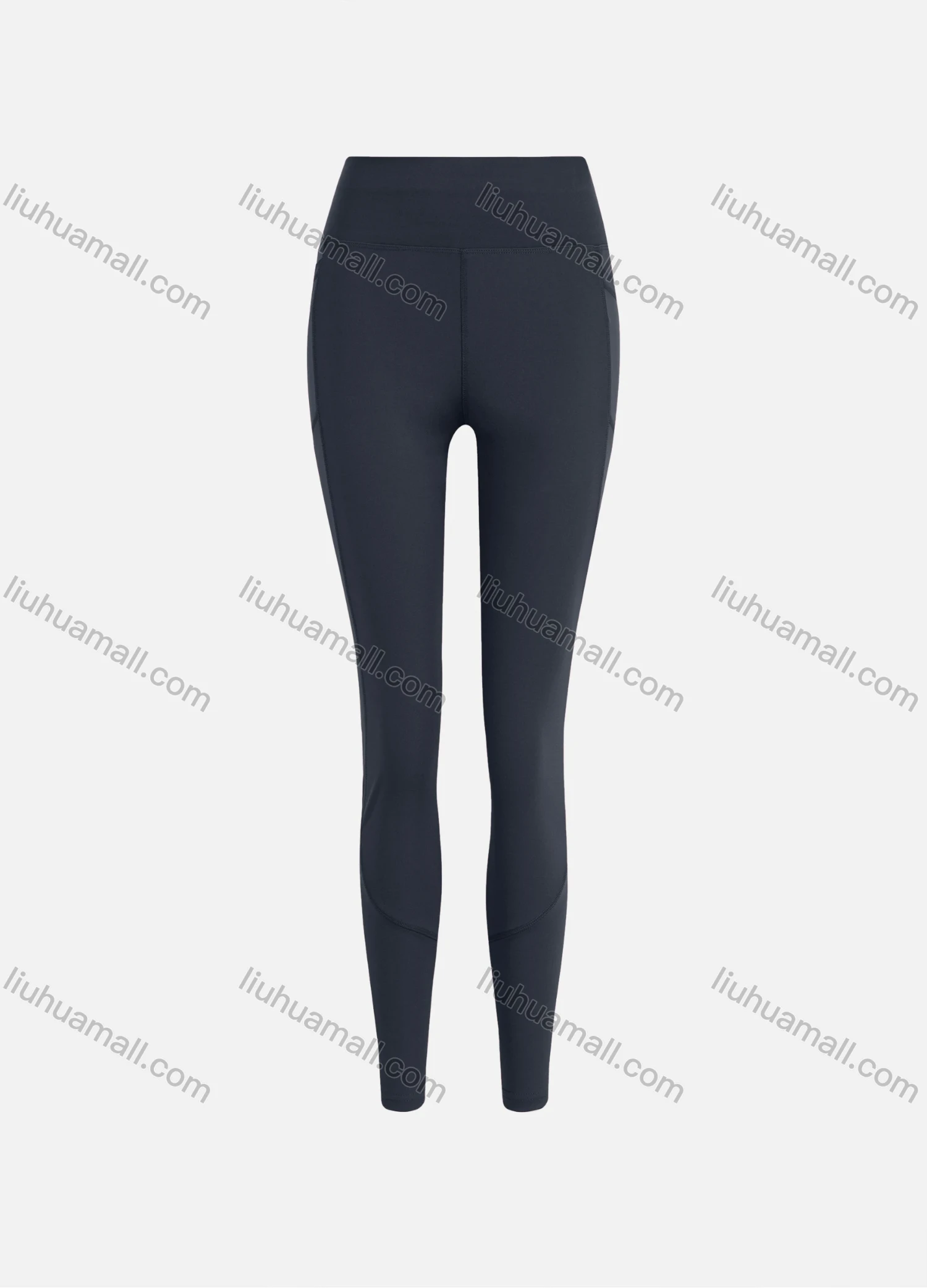 Wholesale Women's Sporty Athletic High Waist Plain Ankle Length Yoga Leggings 9988# - Liuhuamall