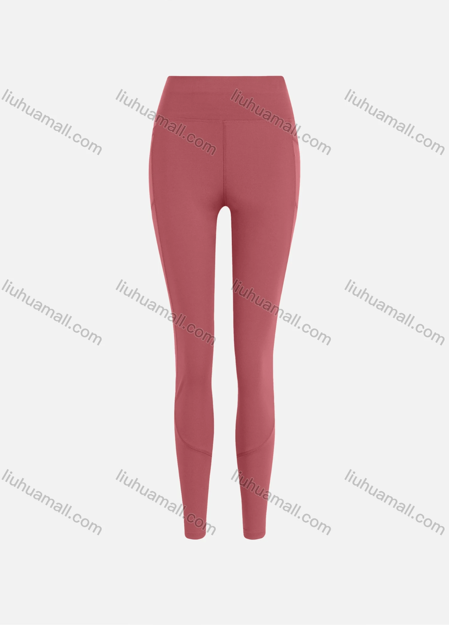 Wholesale Women's Sporty Athletic High Waist Plain Ankle Length Yoga Leggings 9988# - Liuhuamall