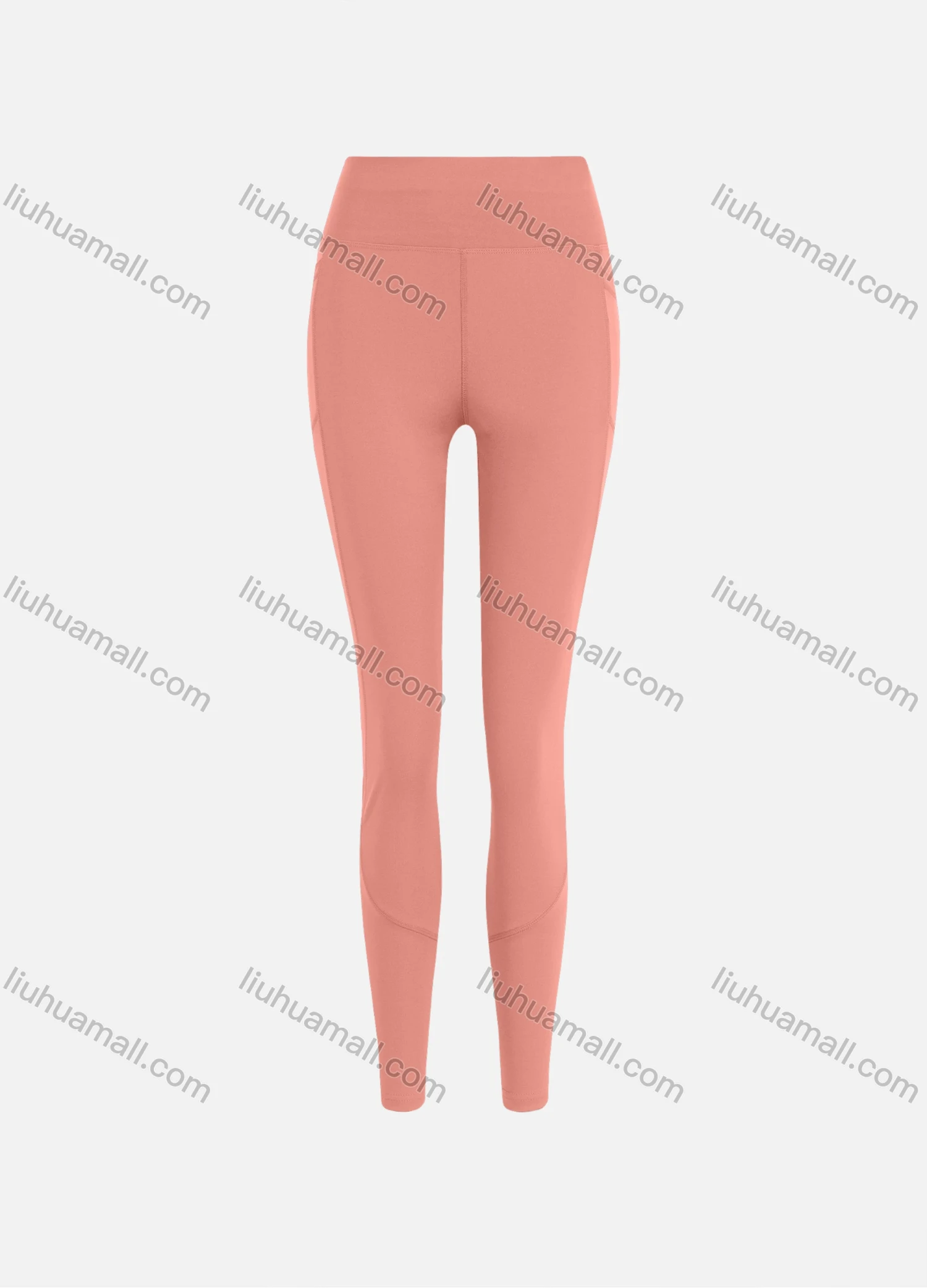 Wholesale Women's Sporty Athletic High Waist Plain Ankle Length Yoga Leggings 9988# - Liuhuamall