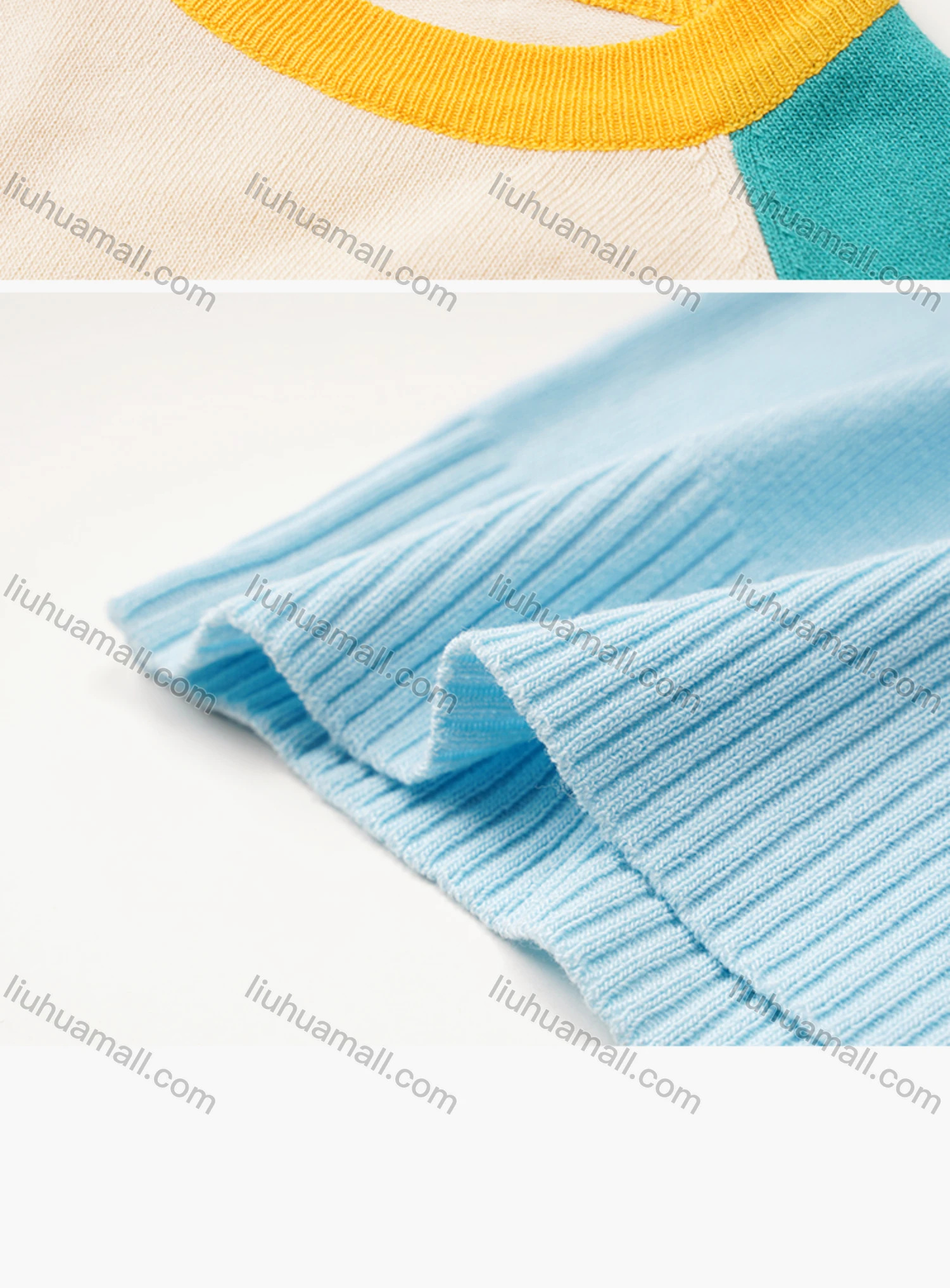 Wholesale Kids Casual Crew Neck Short Sleeve Colorblock T-shirt MB21BTX486# - Liuhuamall