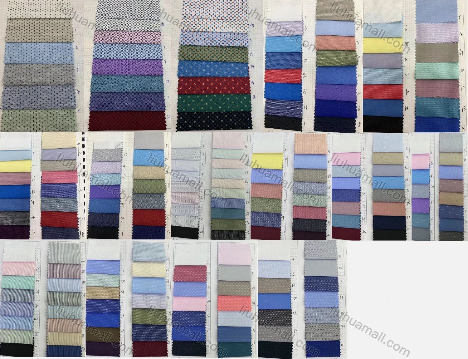 Wholesale Men's Casual Plain Button Down Collared Long Sleeve Shirts 20-5# - Liuhuamall