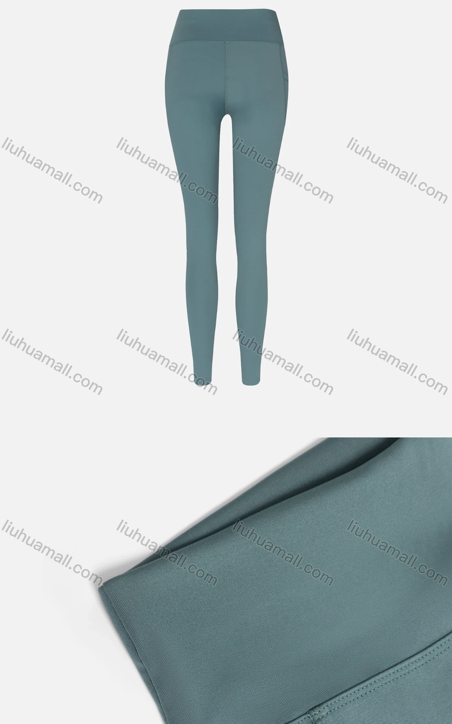 Wholesale Women's Sporty Quick Dry Short Sleeve Top & Patch Pockets Leggings Set 9989# - Liuhuamall