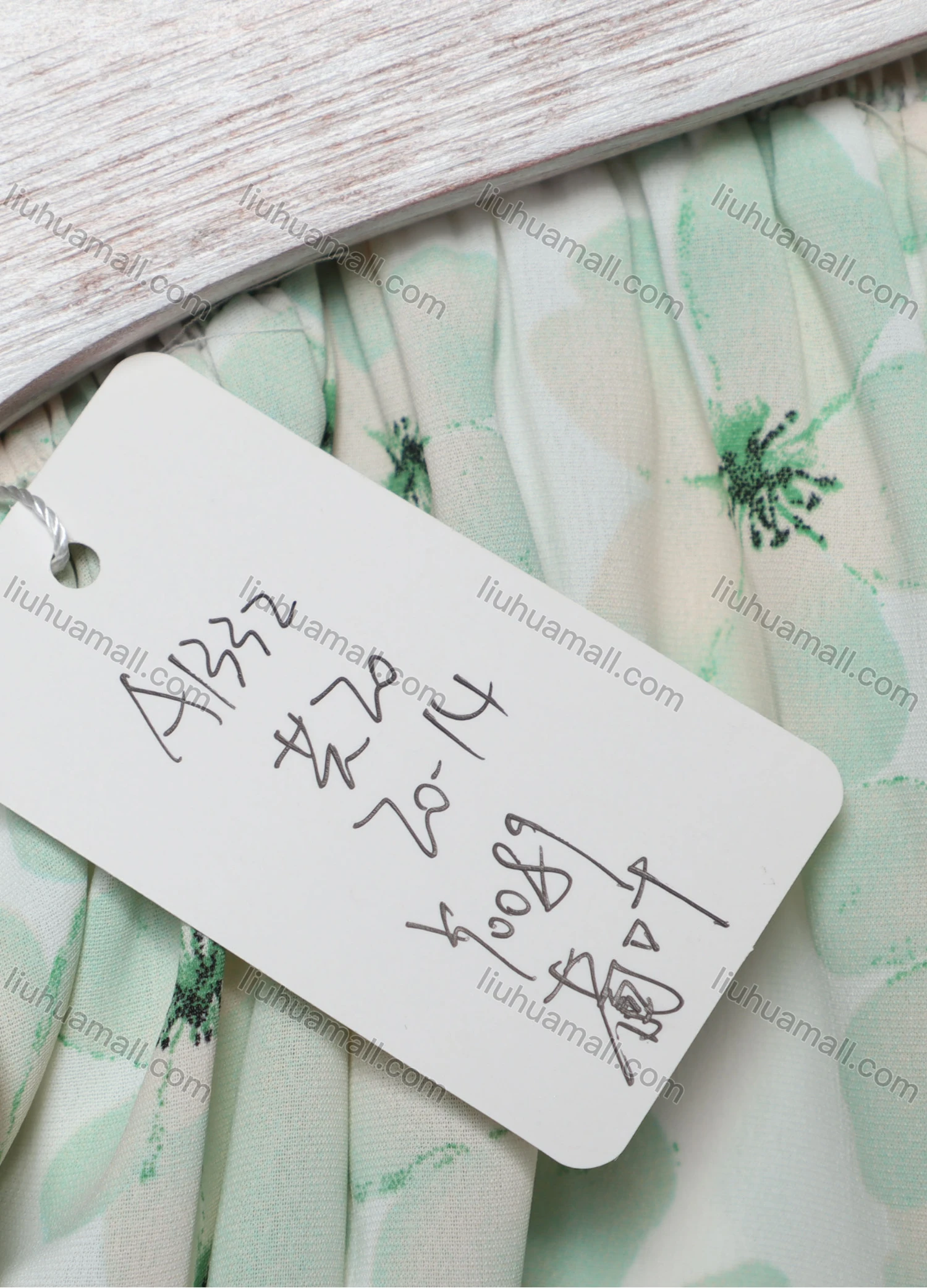 Wholesale Women's Casual Allover Print Ruffle Trim Lace Up Short Sleeve Maxi Dress Y0089# - Liuhuamall