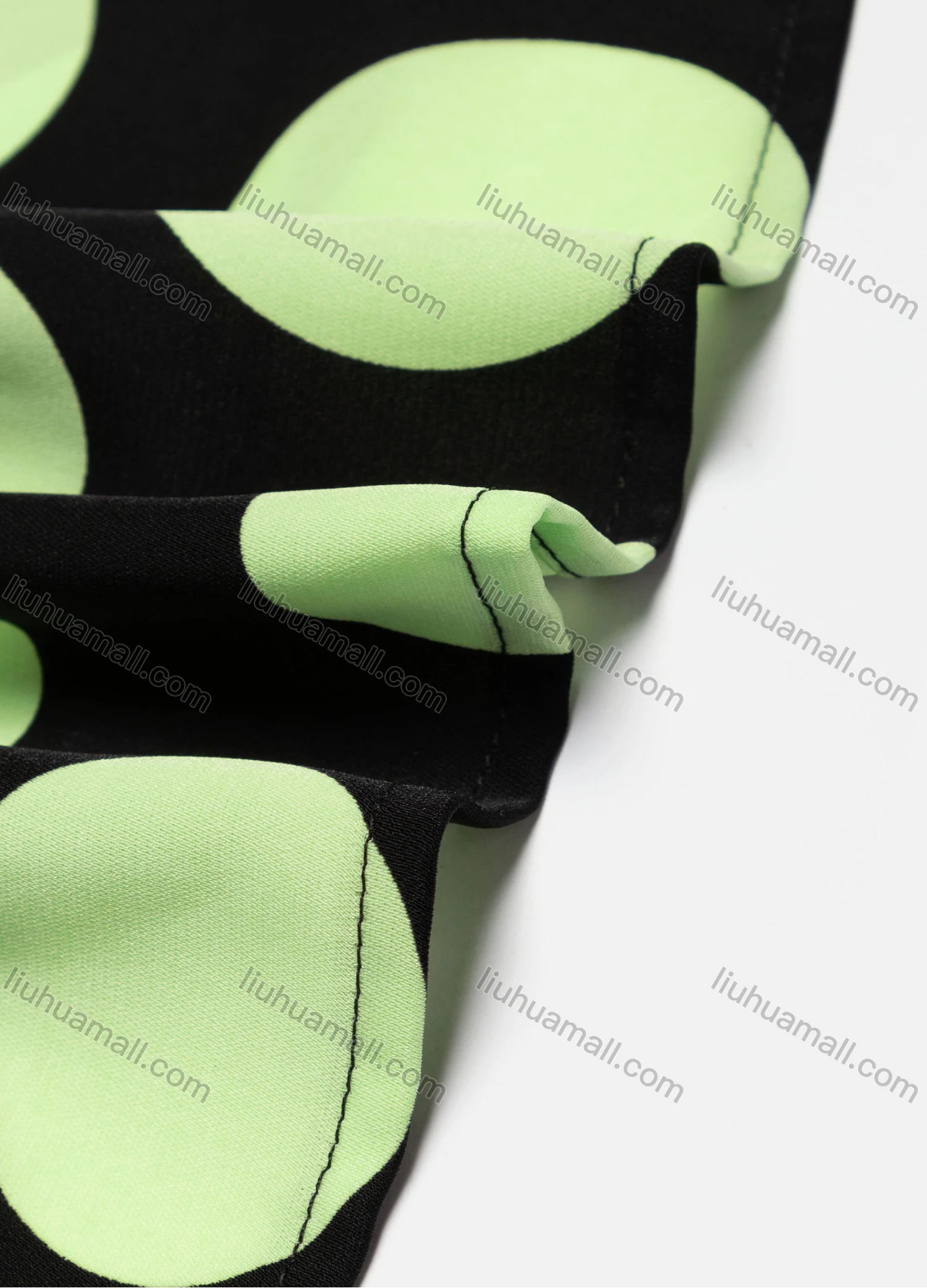 Wholesale Women's Casual Elegant Polka Dot Shirred Off Shoulder Long Sleeve Ruffle Hem Maxi Dress Y20079# - Liuhuamall