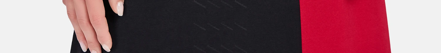 Wholesale Women's Casual Asymmetrical Neck Long Sleeve Belted Colorblock Maxi Dress - Liuhuamall